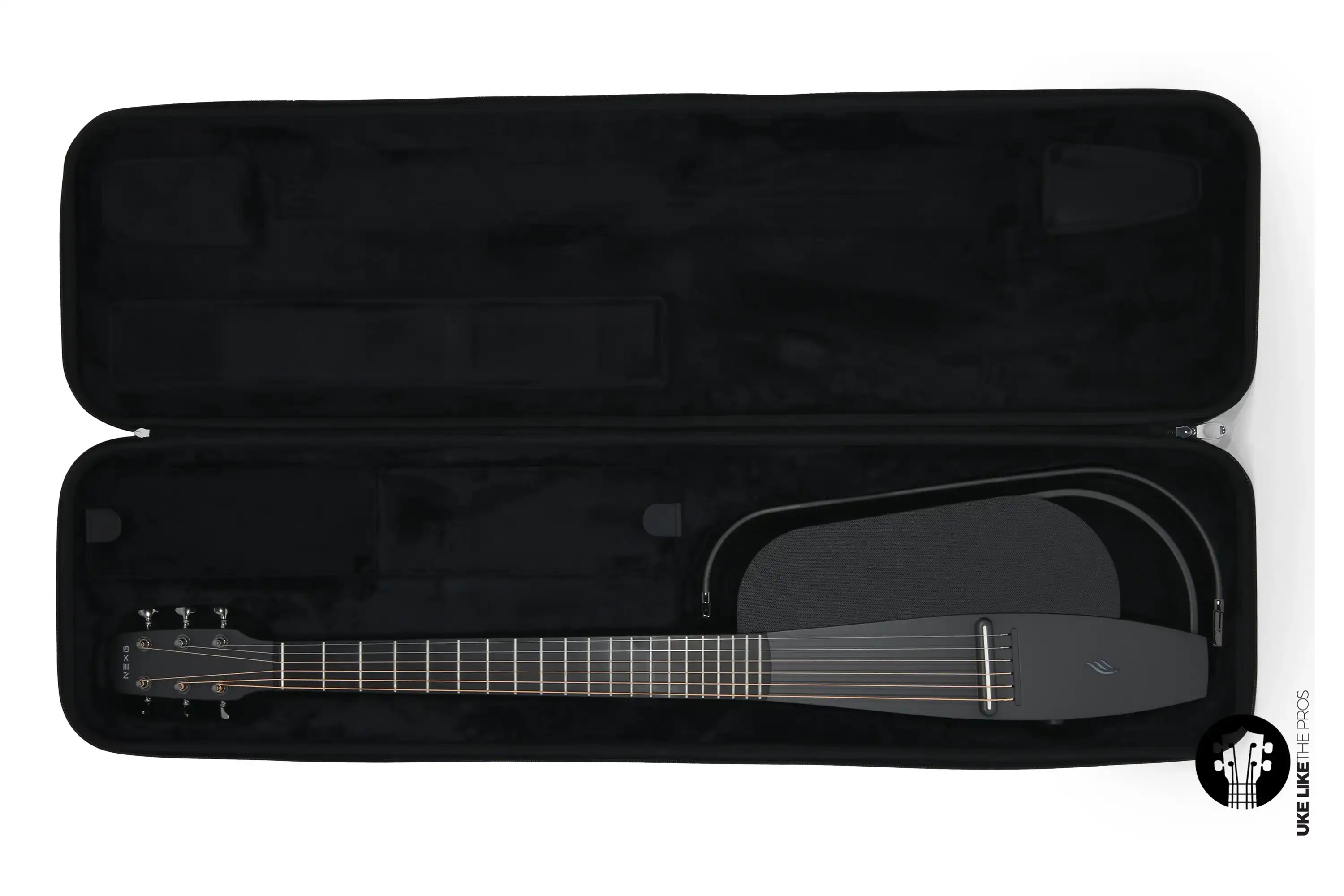 Enya NEX-G Carbon Fiber Black Smart Audio Guitar - Open Box - Image 5