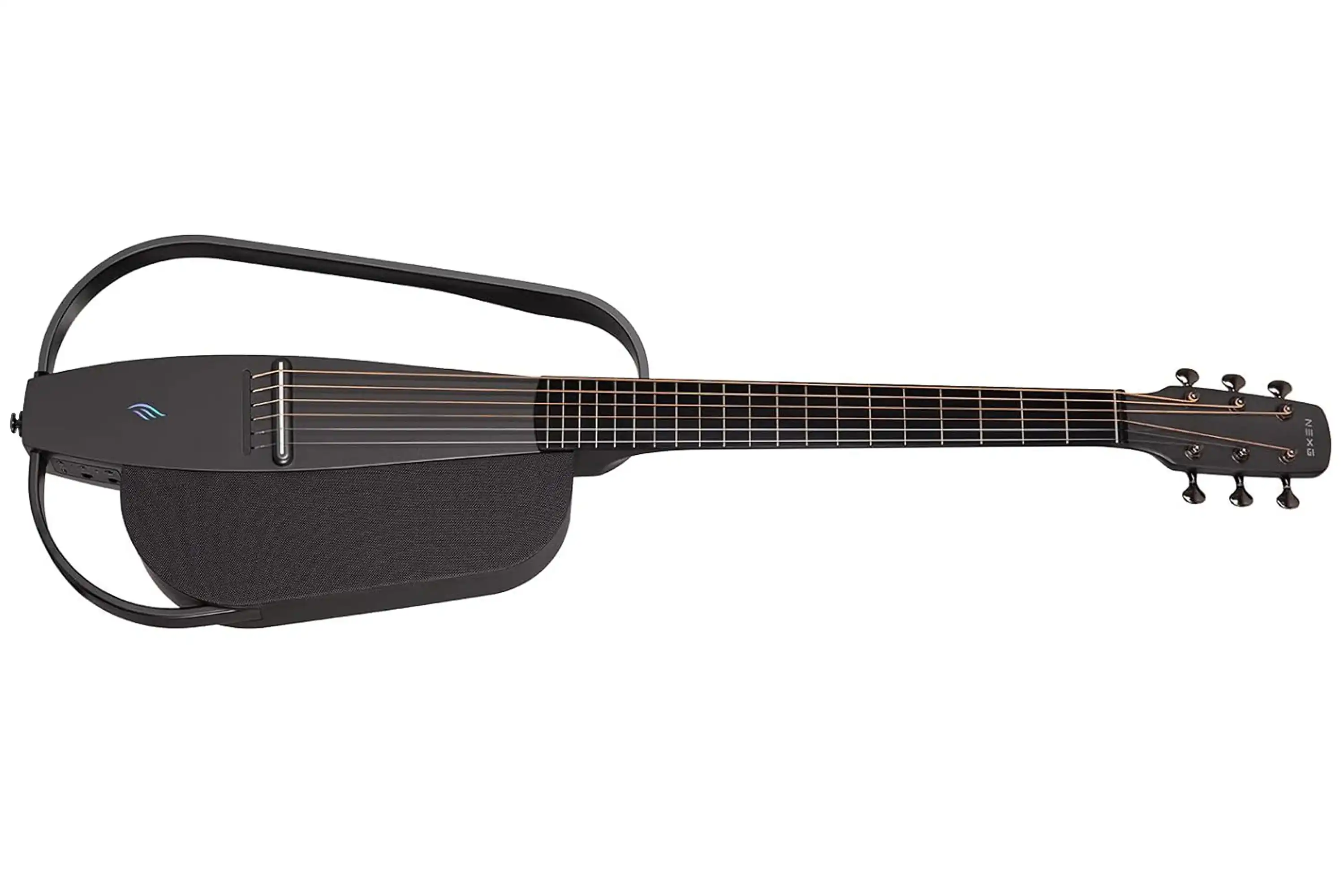 Enya NEX-G Carbon Fiber Smart Audio Guitar - Black - Image 5