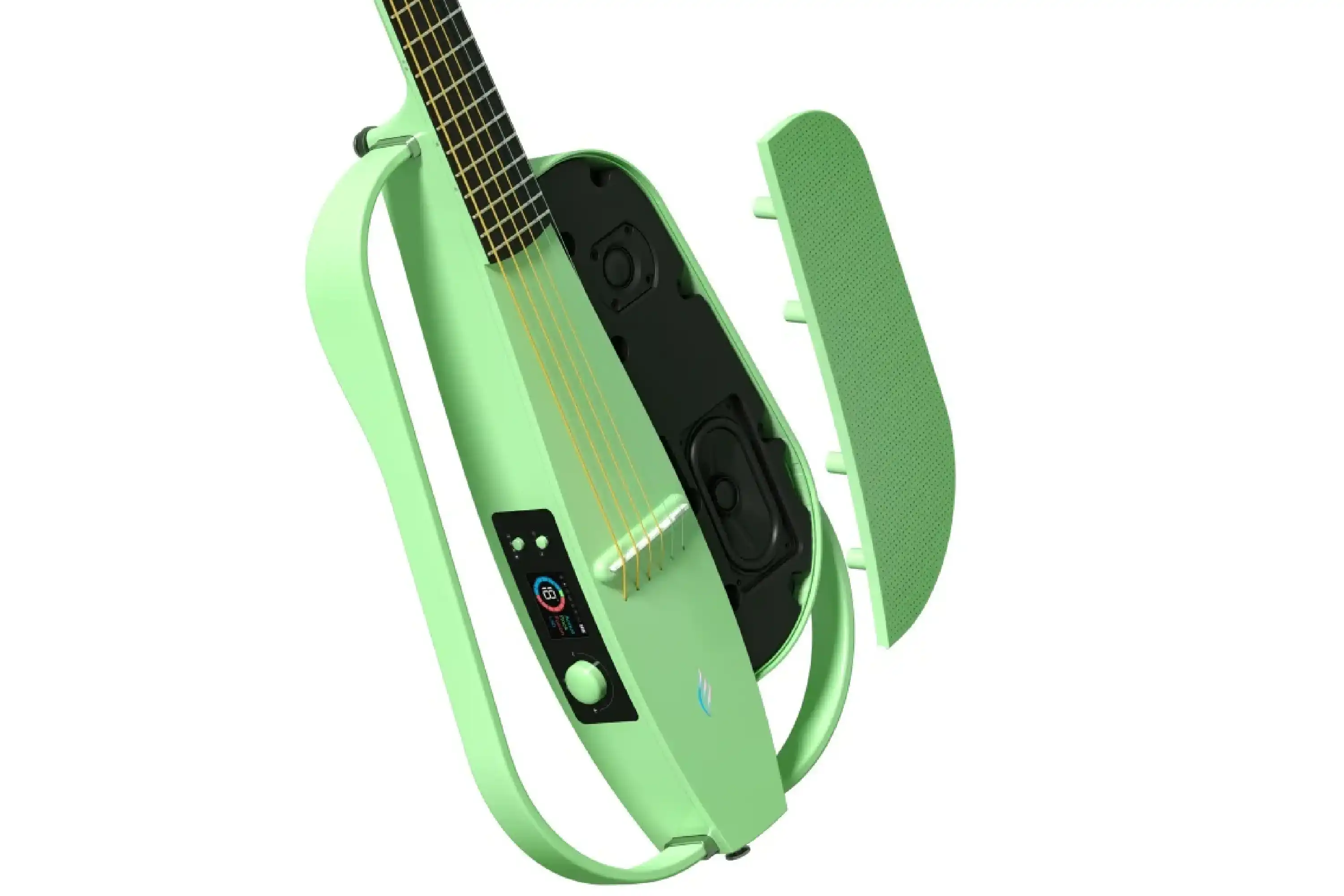 Enya NEXG SE Carbon Fiber Smart Audio Guitar - Green - Image 4