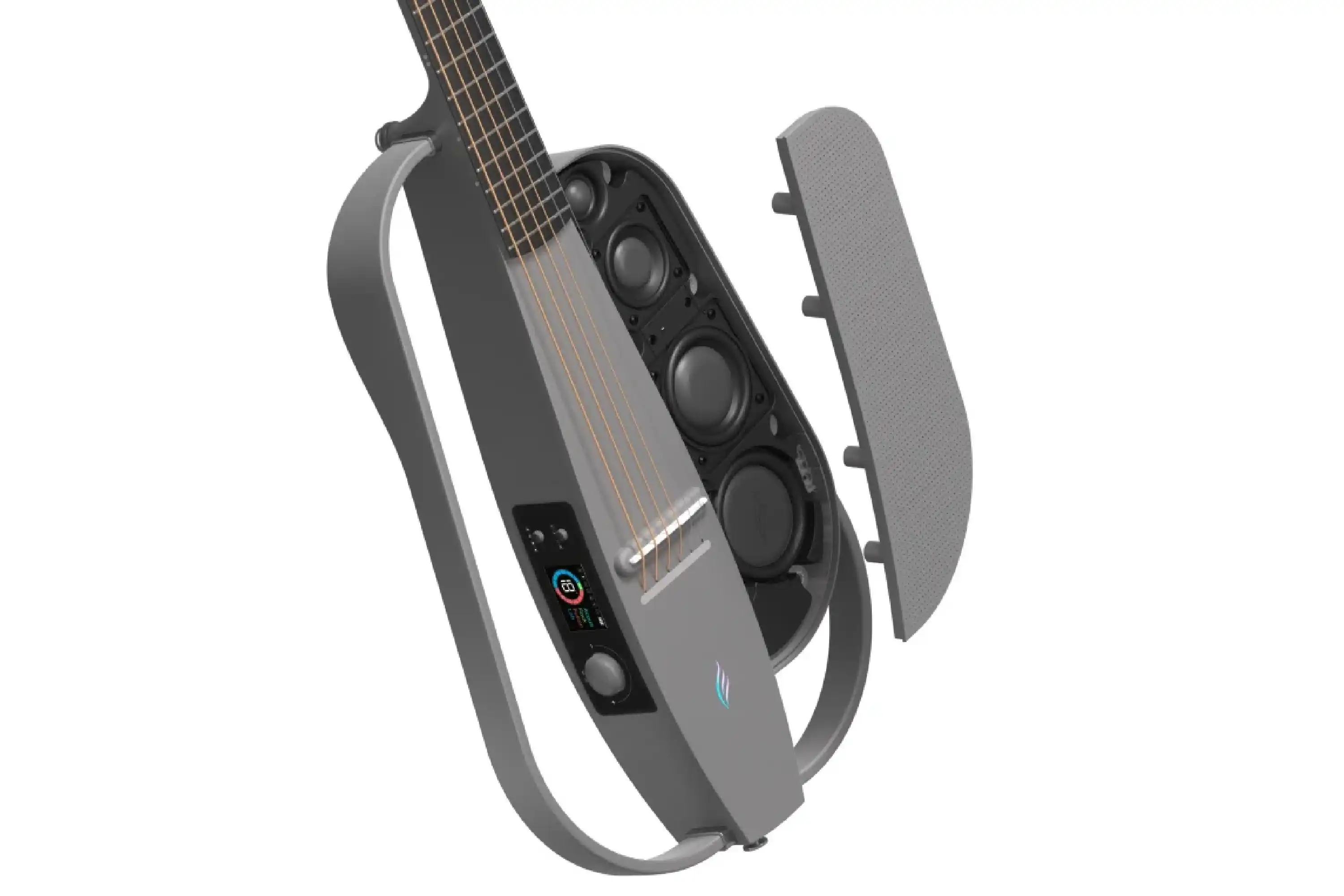 Enya NEXG SE Carbon Fiber Smart Audio Guitar - Grey - Image 4