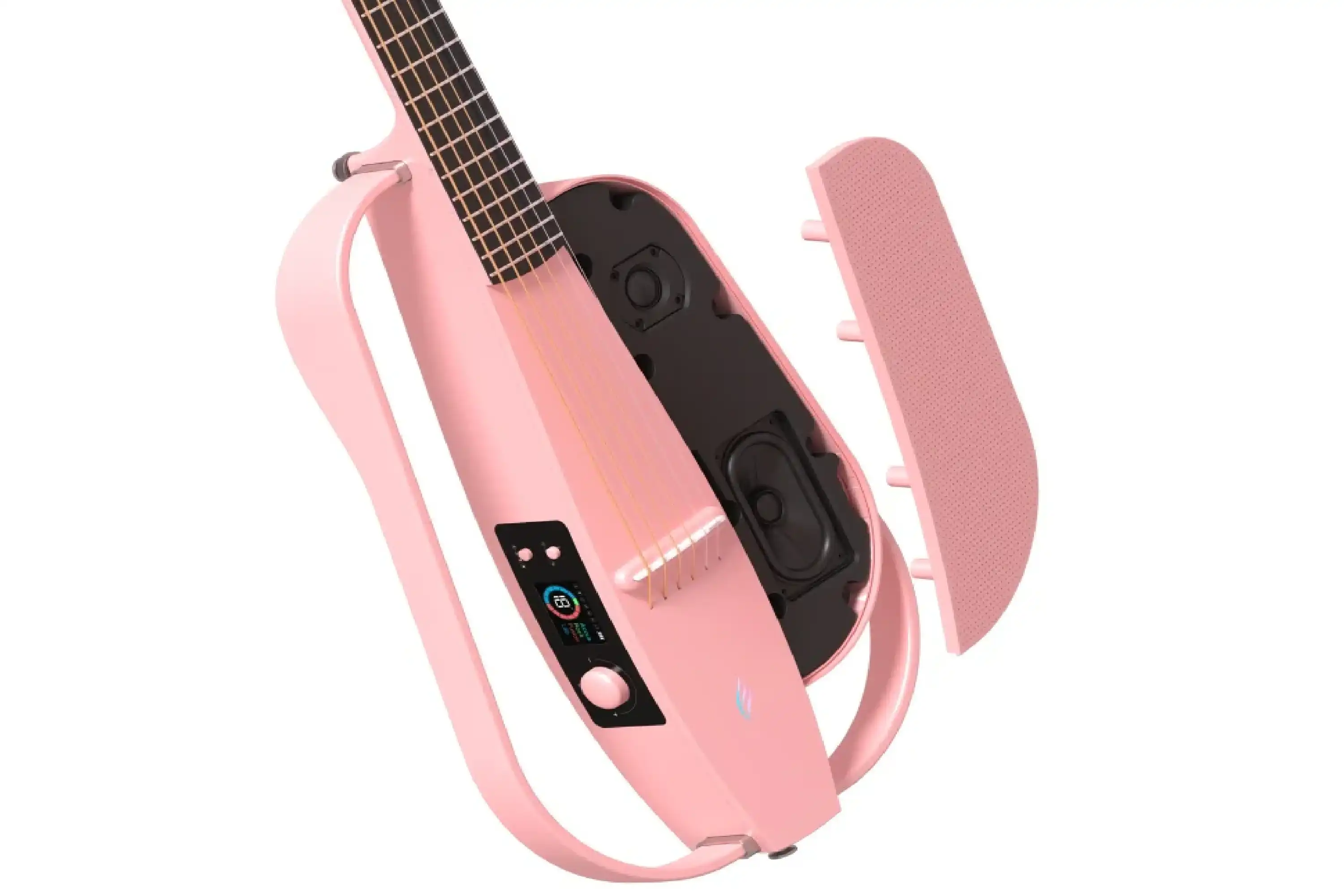 Enya NEXG SE Carbon Fiber Smart Audio Guitar - Pink - Image 5