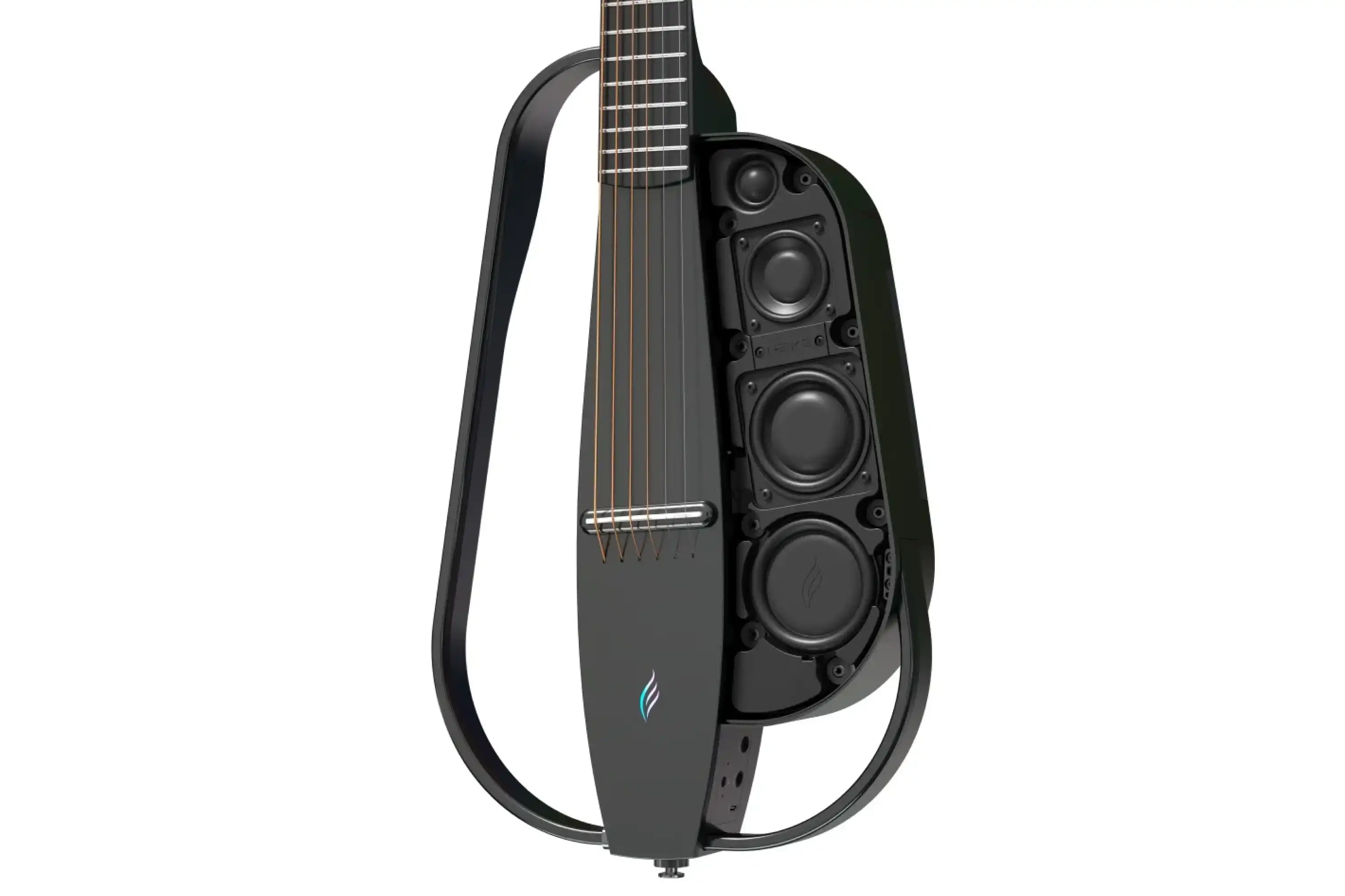 Enya NEXG 2 All-in-One Deluxe Smart Audio Loop Guitar - Black - Image 3