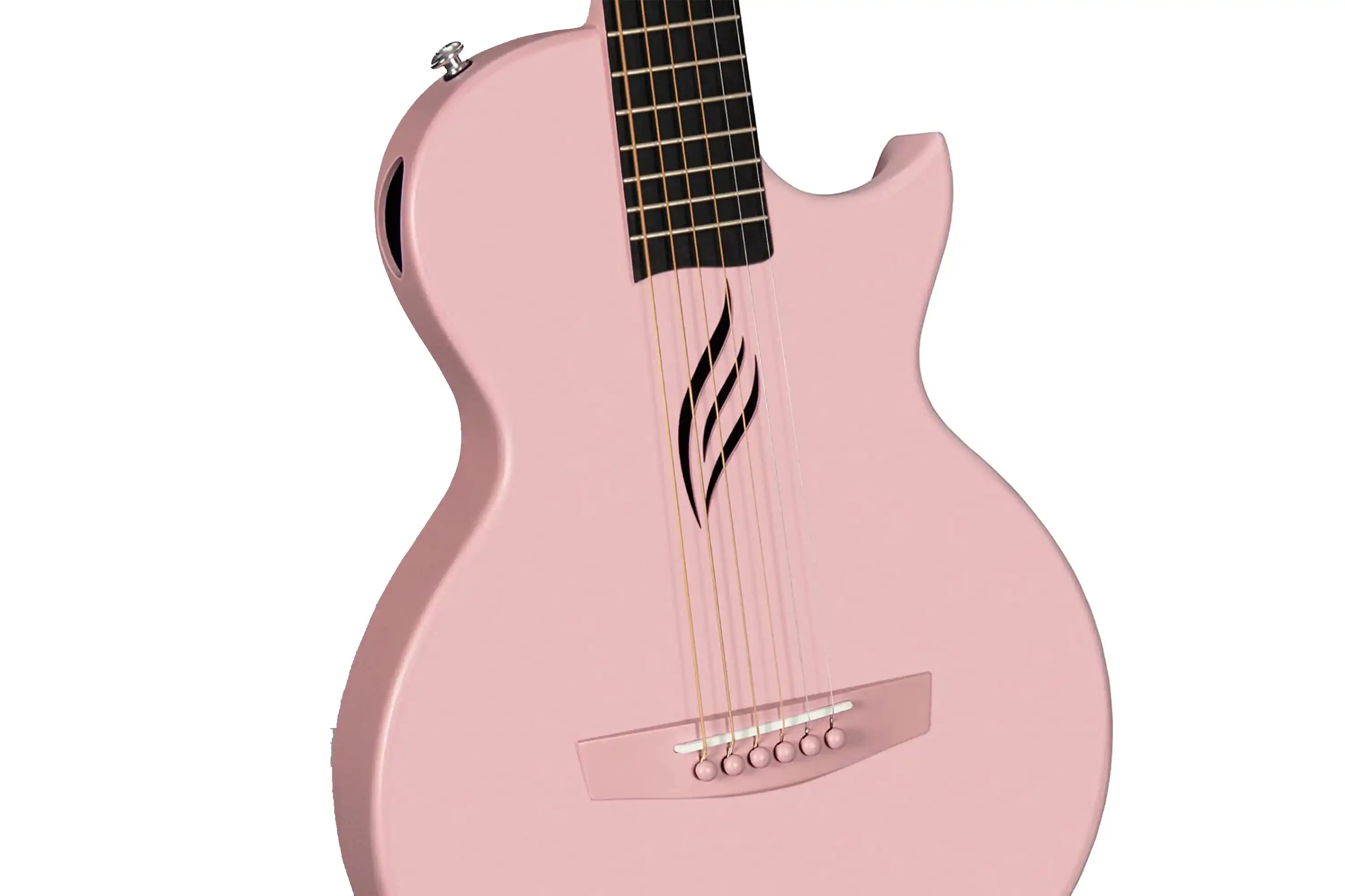 Enya Nova GO Carbon Fiber Acoustic Guitar - Pink - Image 4