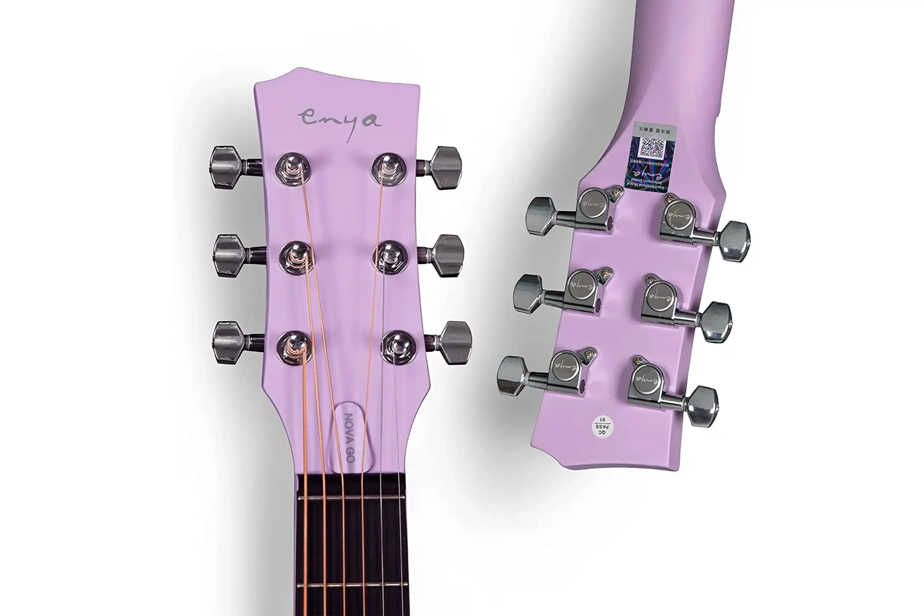 Enya Nova GO Carbon Fiber Acoustic Guitar - Purple - Image 7