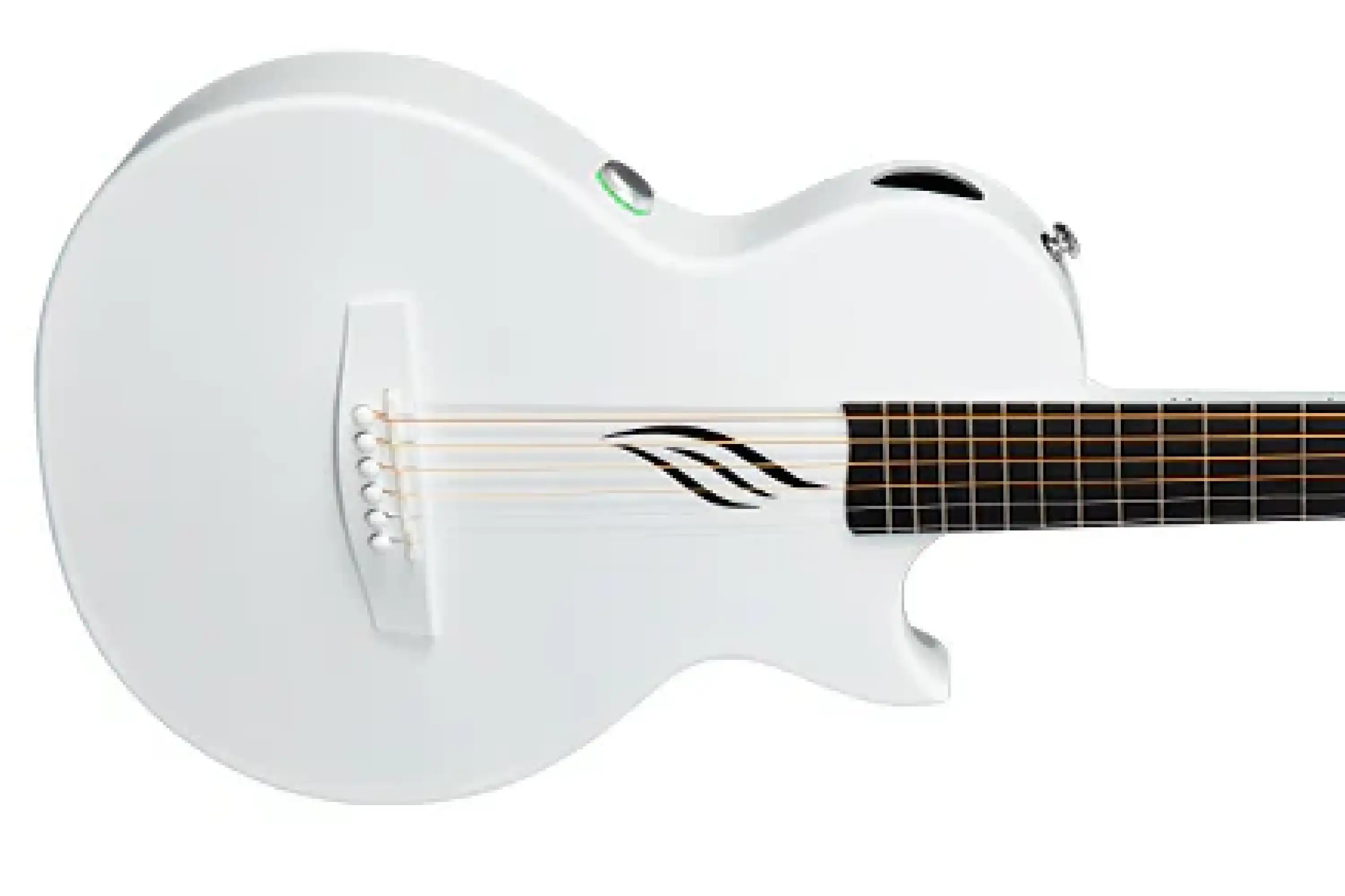 Enya Nova GO Carbon Fiber Acoustic Guitar - White - Image 2