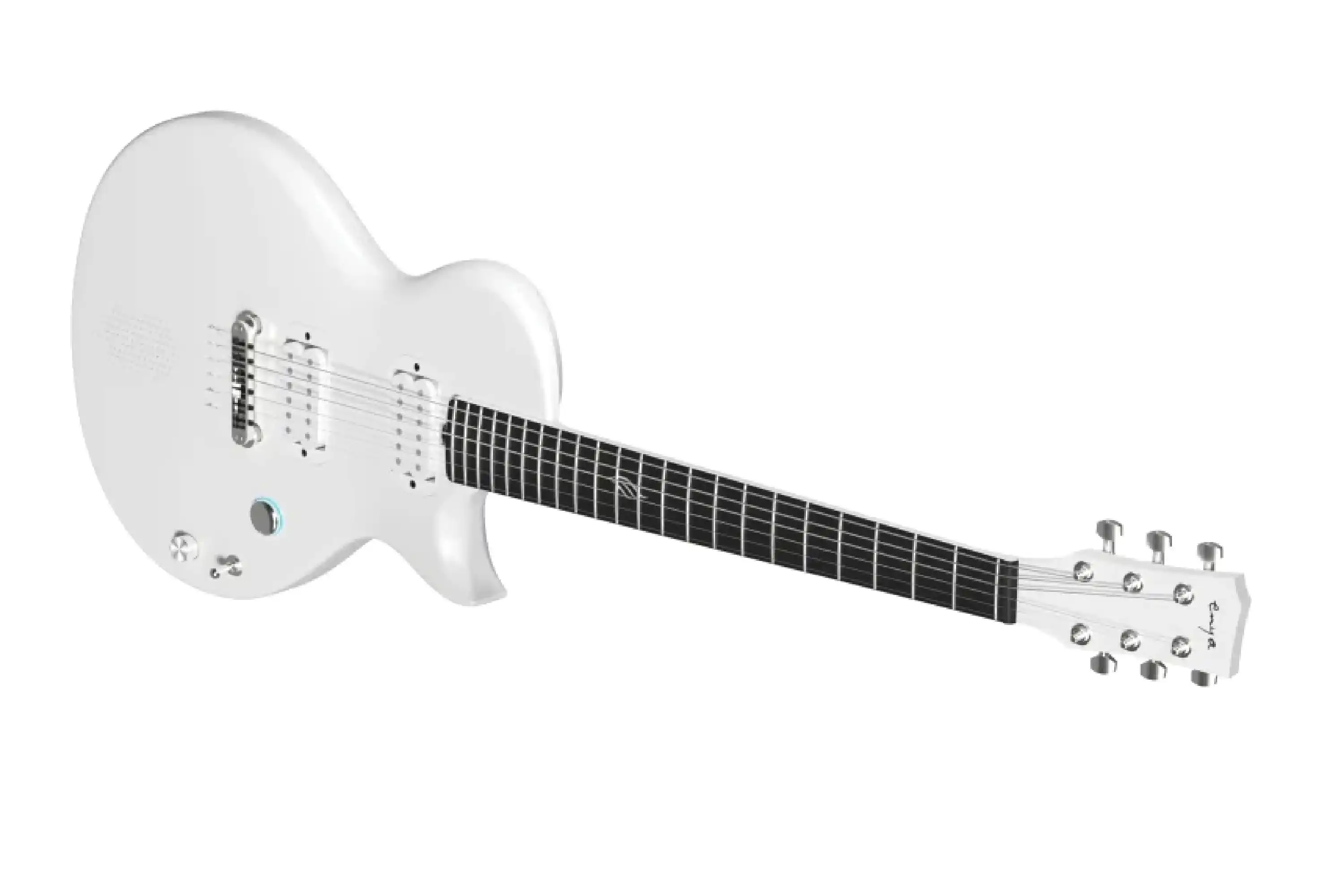 Enya Nova Go Sonic Smart Electric Guitar - White - Image 4