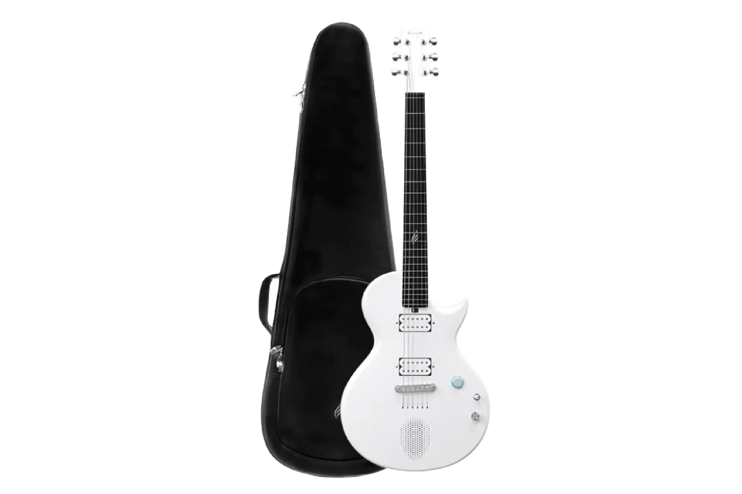 Enya Nova Go Sonic Smart Electric Guitar - White - Image 7