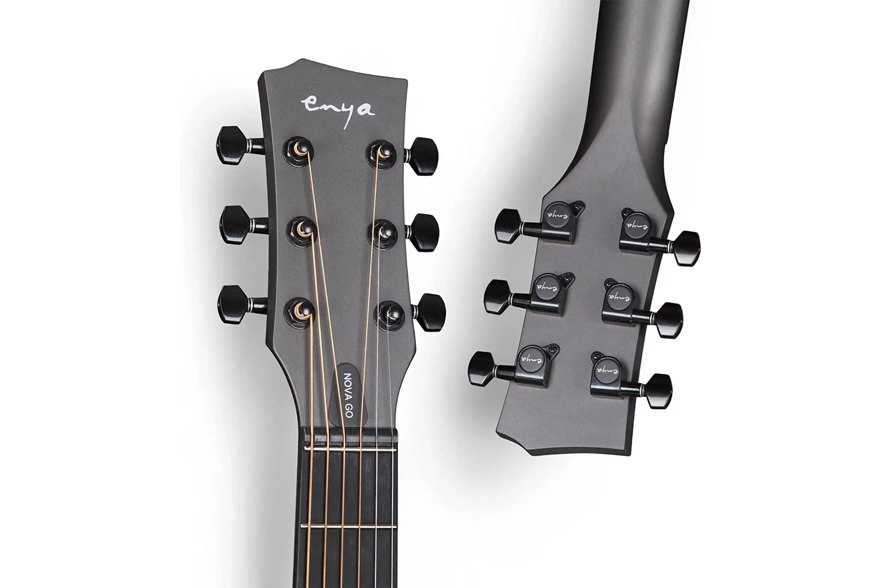 Enya Nova GO SP1 Carbon Fiber Acoustic Electric Guitar - Black - Image 5