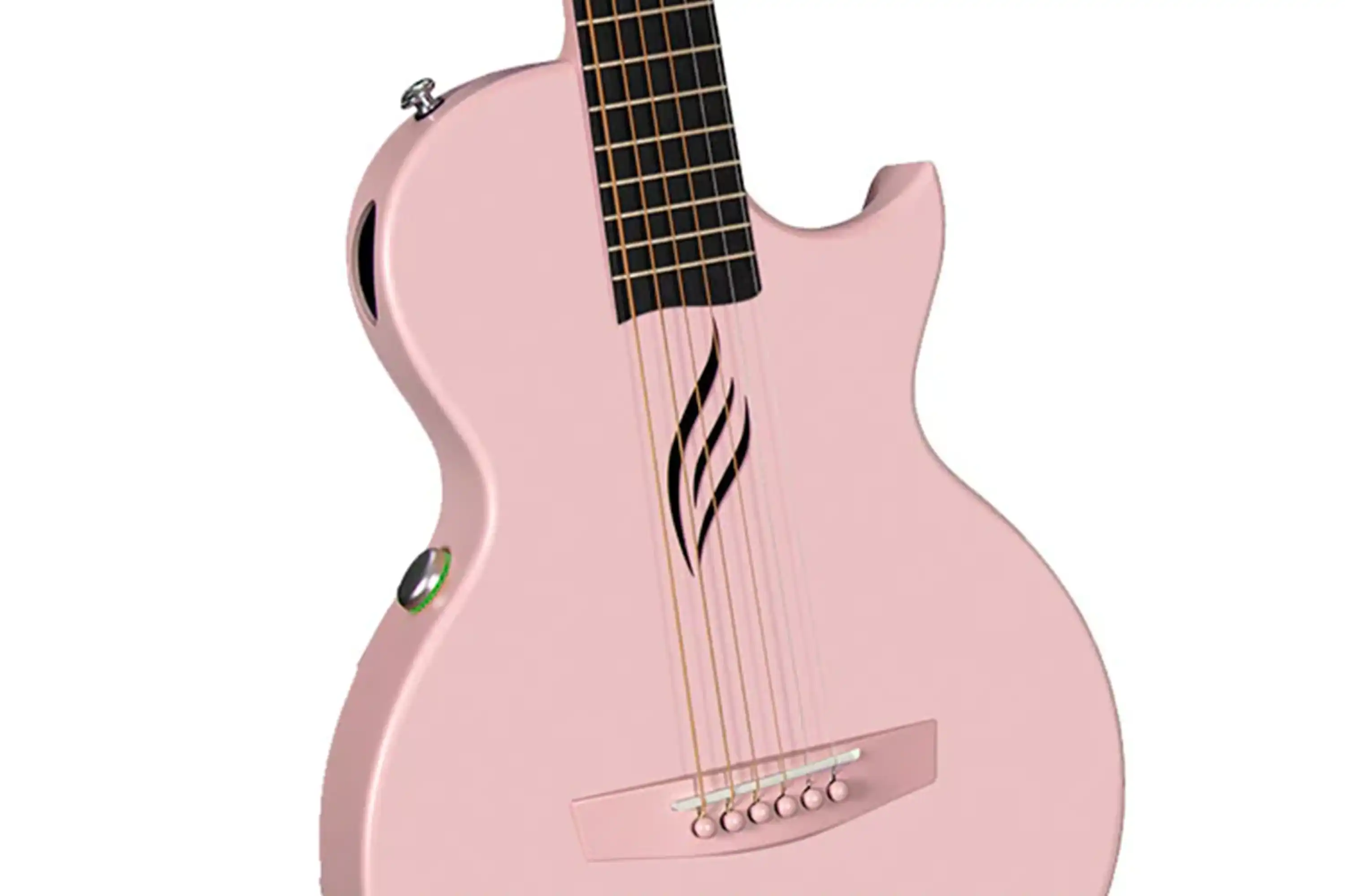 Enya Nova Go SP1 Pink Acoustic Electric Guitar - Image 2