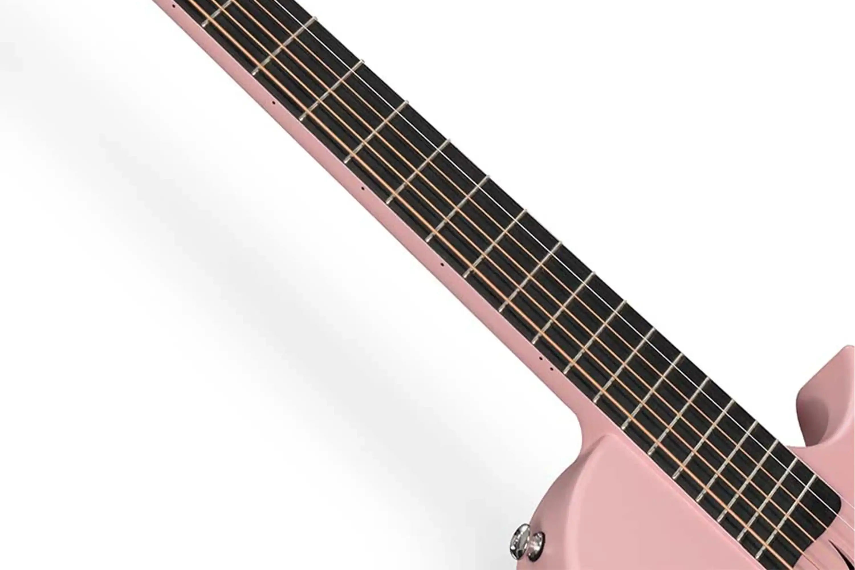 Enya Nova Go SP1 Pink Acoustic Electric Guitar - Image 3