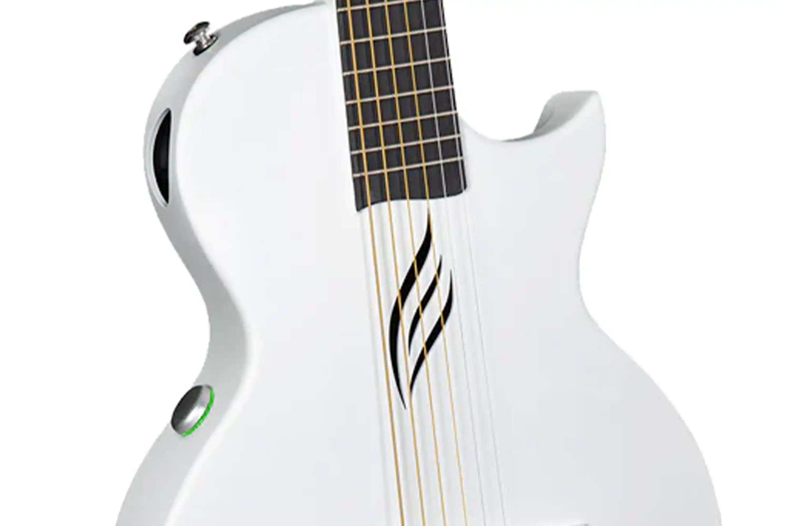 Enya Nova Go SP1 Acoustic Electric Guitar - White - Image 2