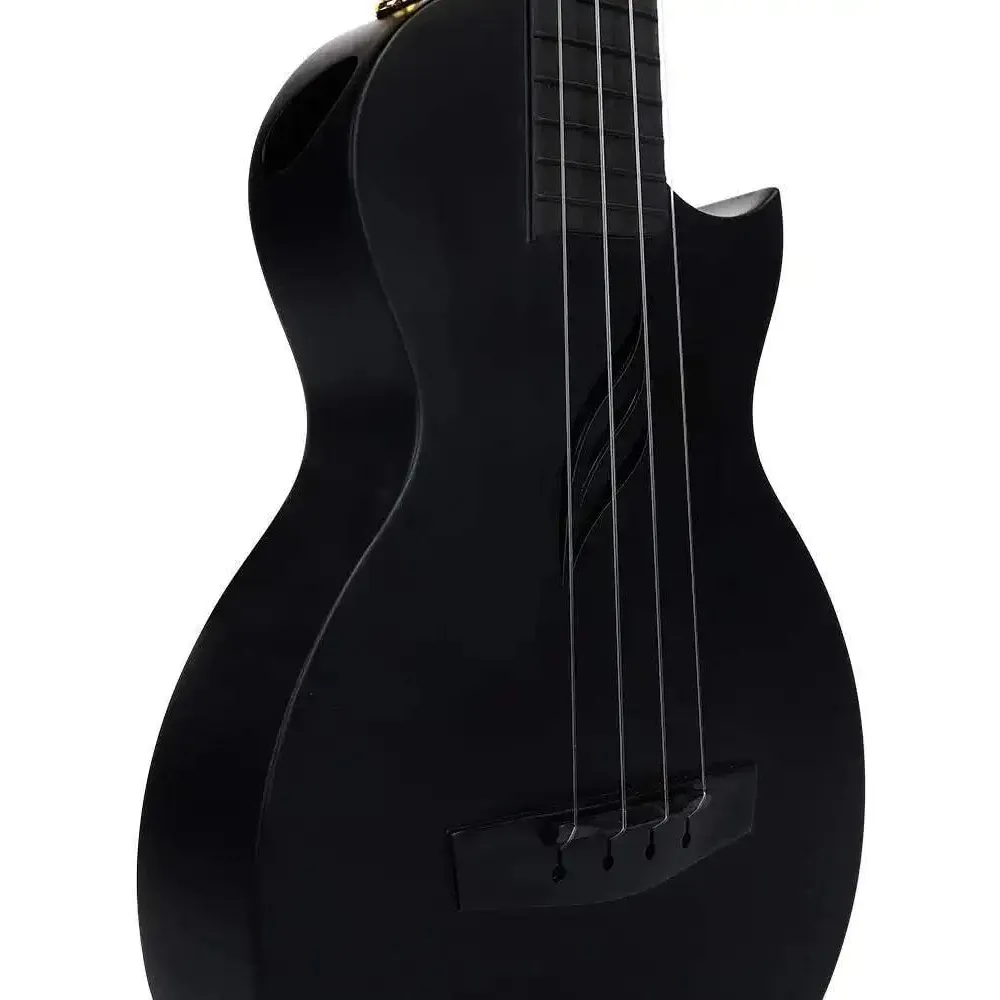 Enya Nova-U Carbon Fiber Acoustic Concert Ukulele - Black - Image 6