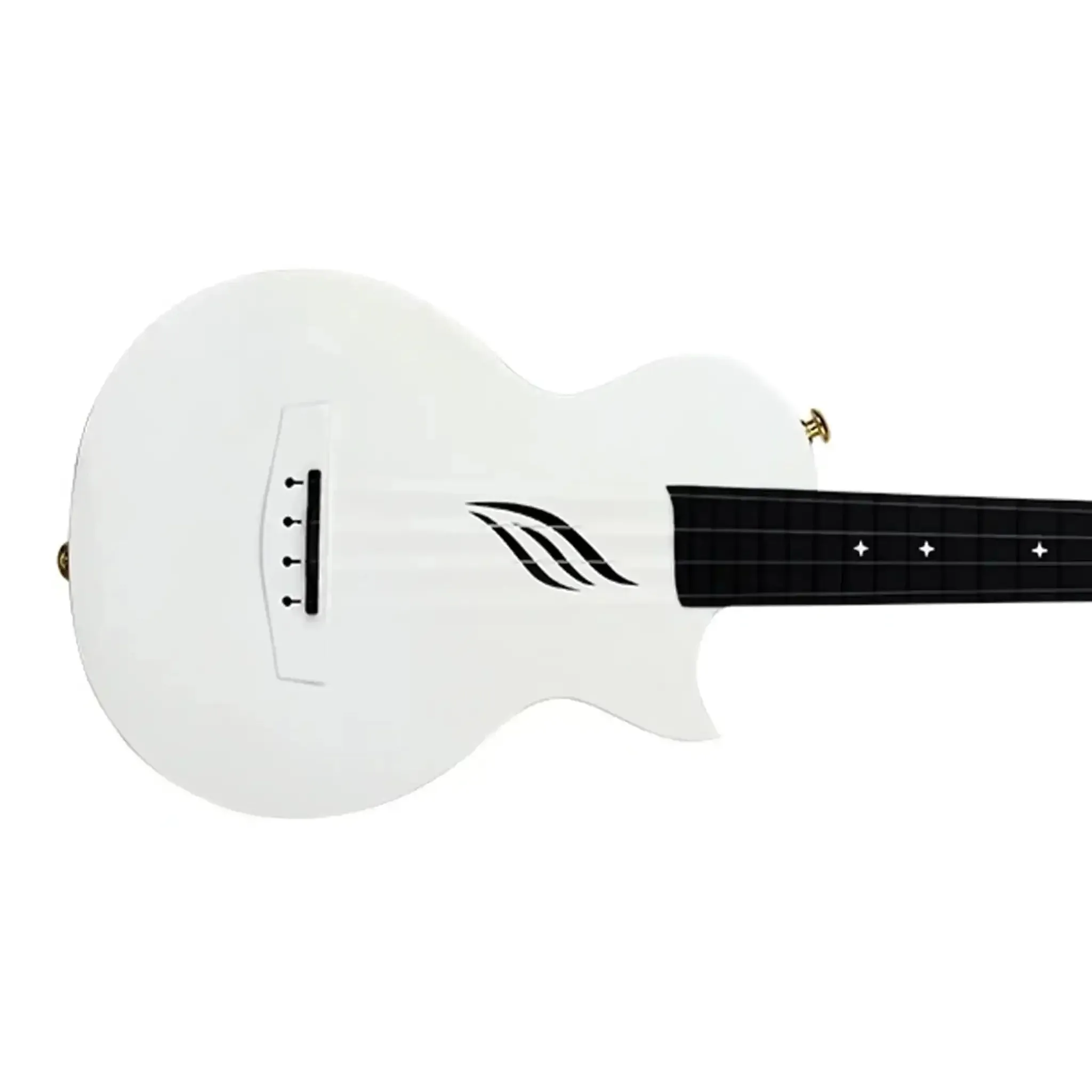 Enya Nova-U Carbon Fiber Acoustic Concert Ukulele - White