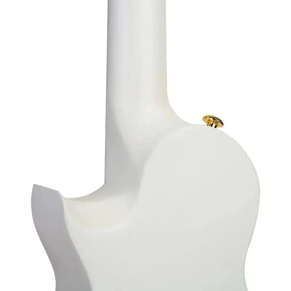 Enya Nova-U Carbon Fiber Acoustic Concert Ukulele - White - Image 6