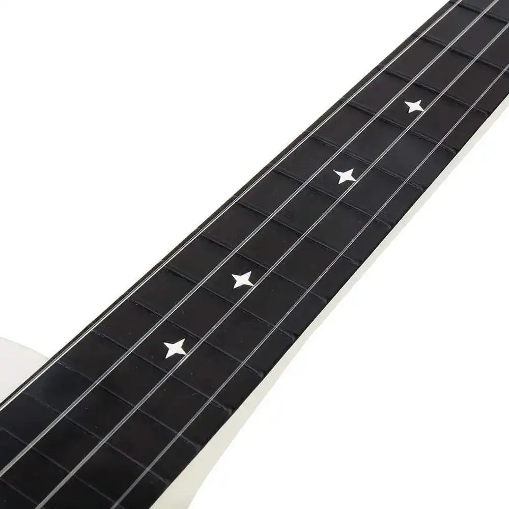 Enya Nova-U Carbon Fiber Acoustic Concert Ukulele - White - Image 8