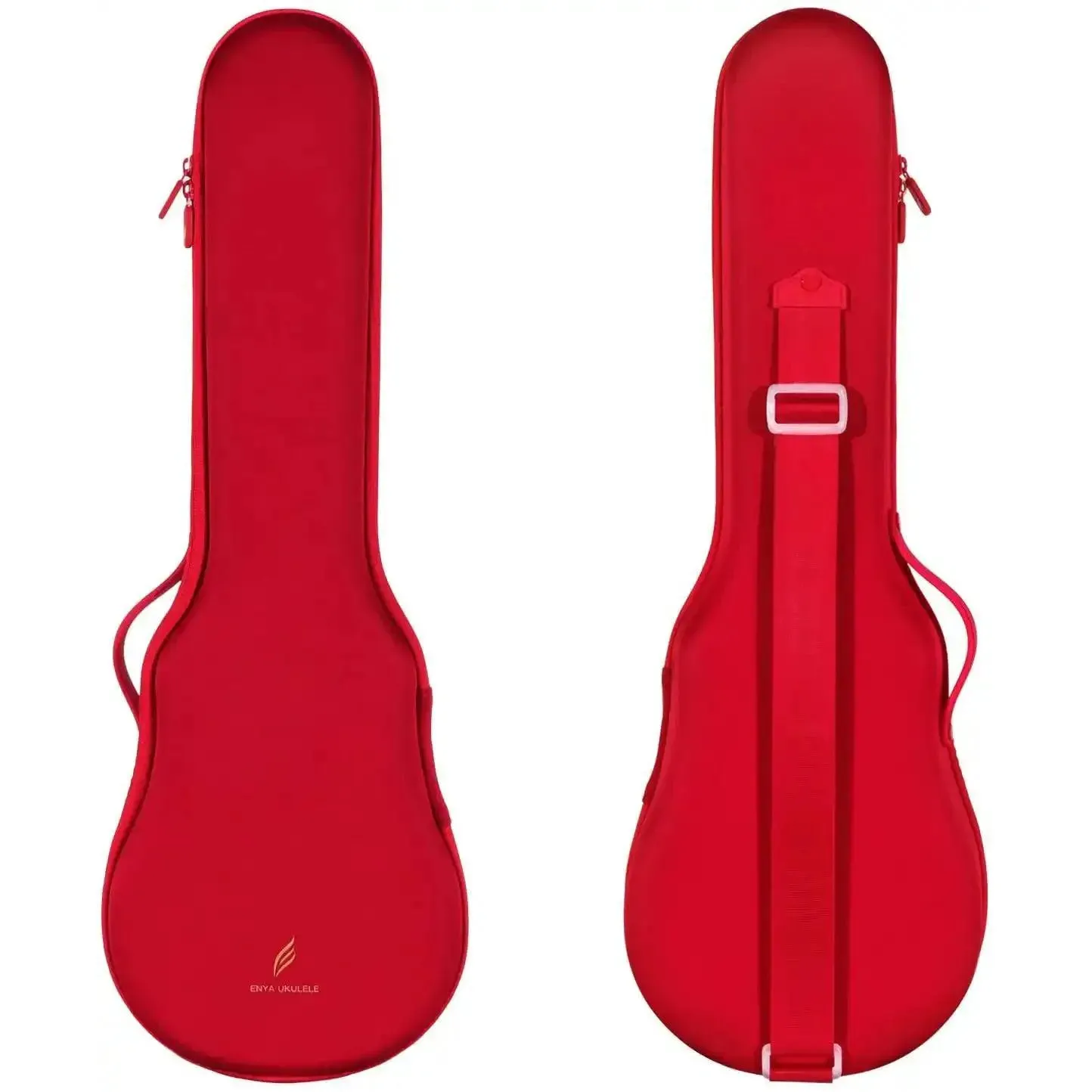 Enya Nova U Carbon Fiber Acoustic Concert Ukulele - Red - Image 7