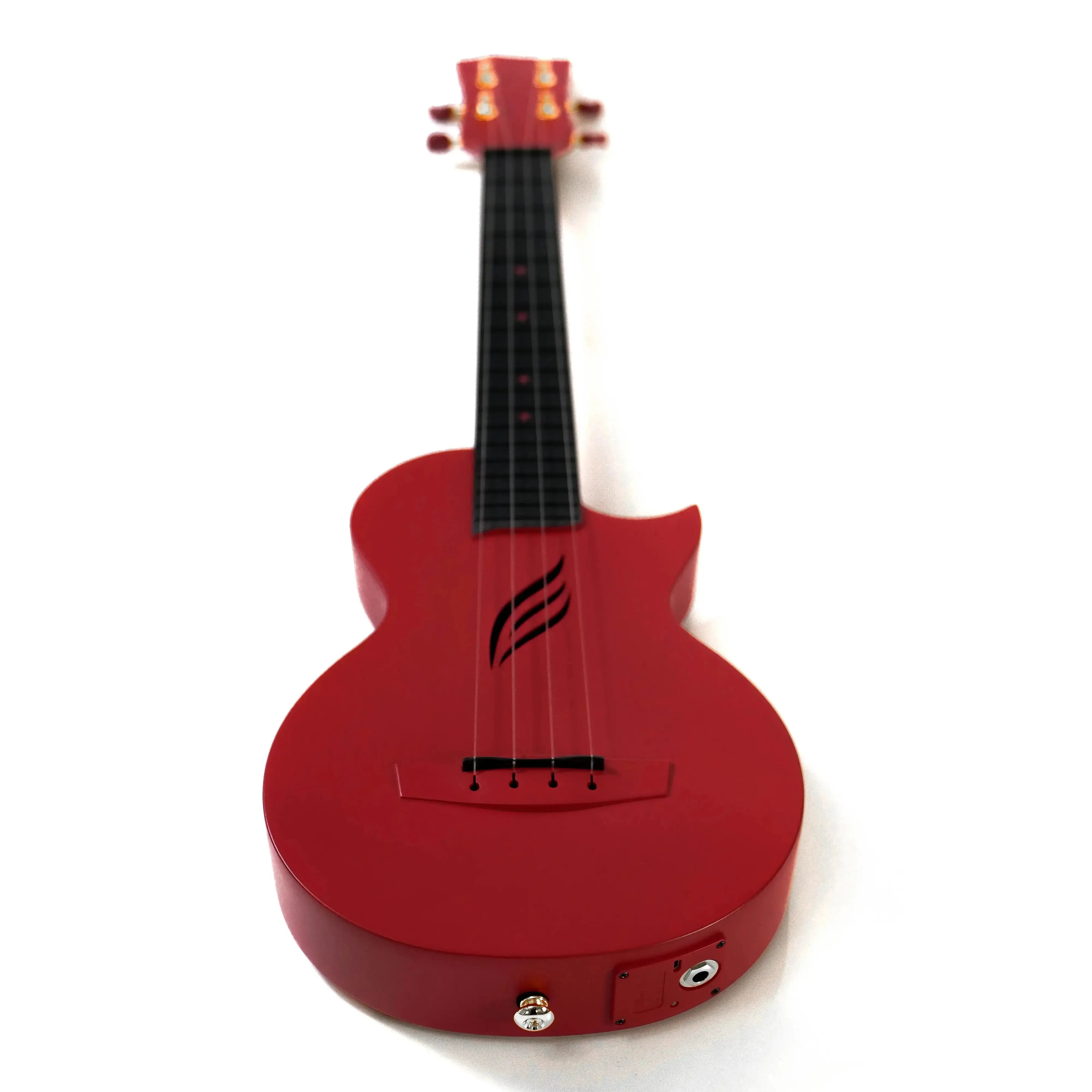 Enya Nova UE/RD Red Concert Ukulele w/ Pickup - Image 6