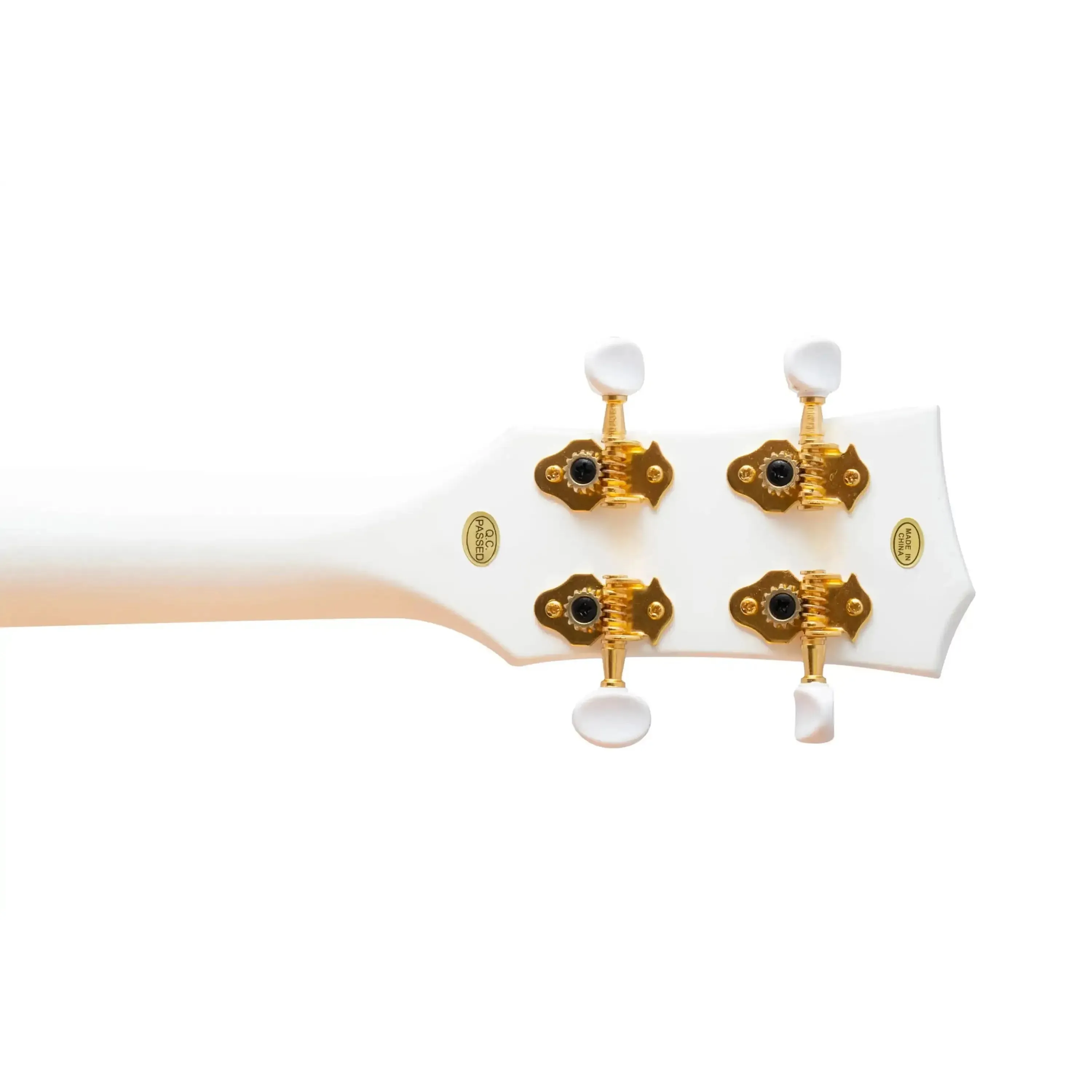 Enya Nova UE/WH White Concert Ukulele w/ Pickup - Image 9