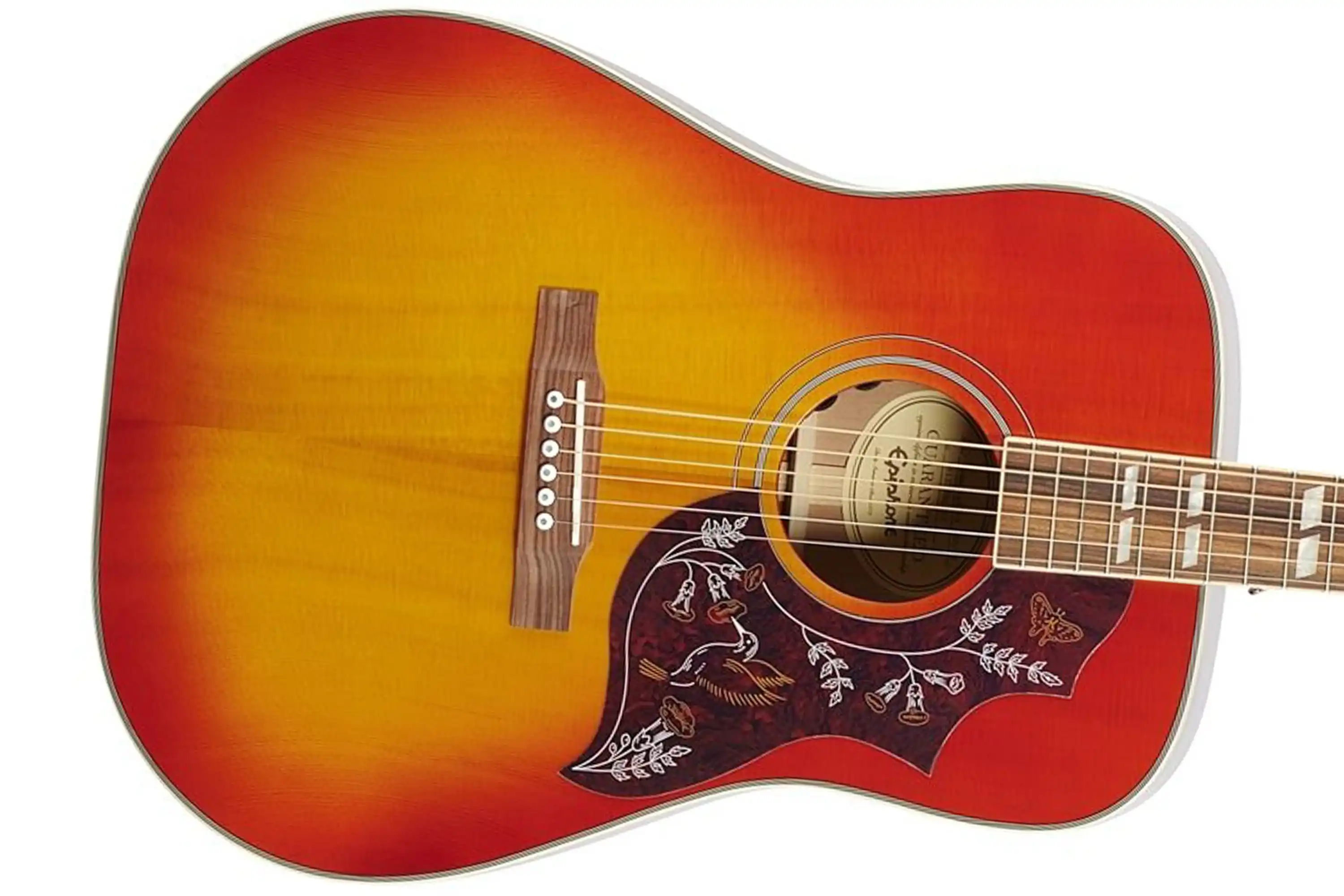 Epiphone Hummingbird Studio Acoustic Electric Guitar - Faded Cherry Burst