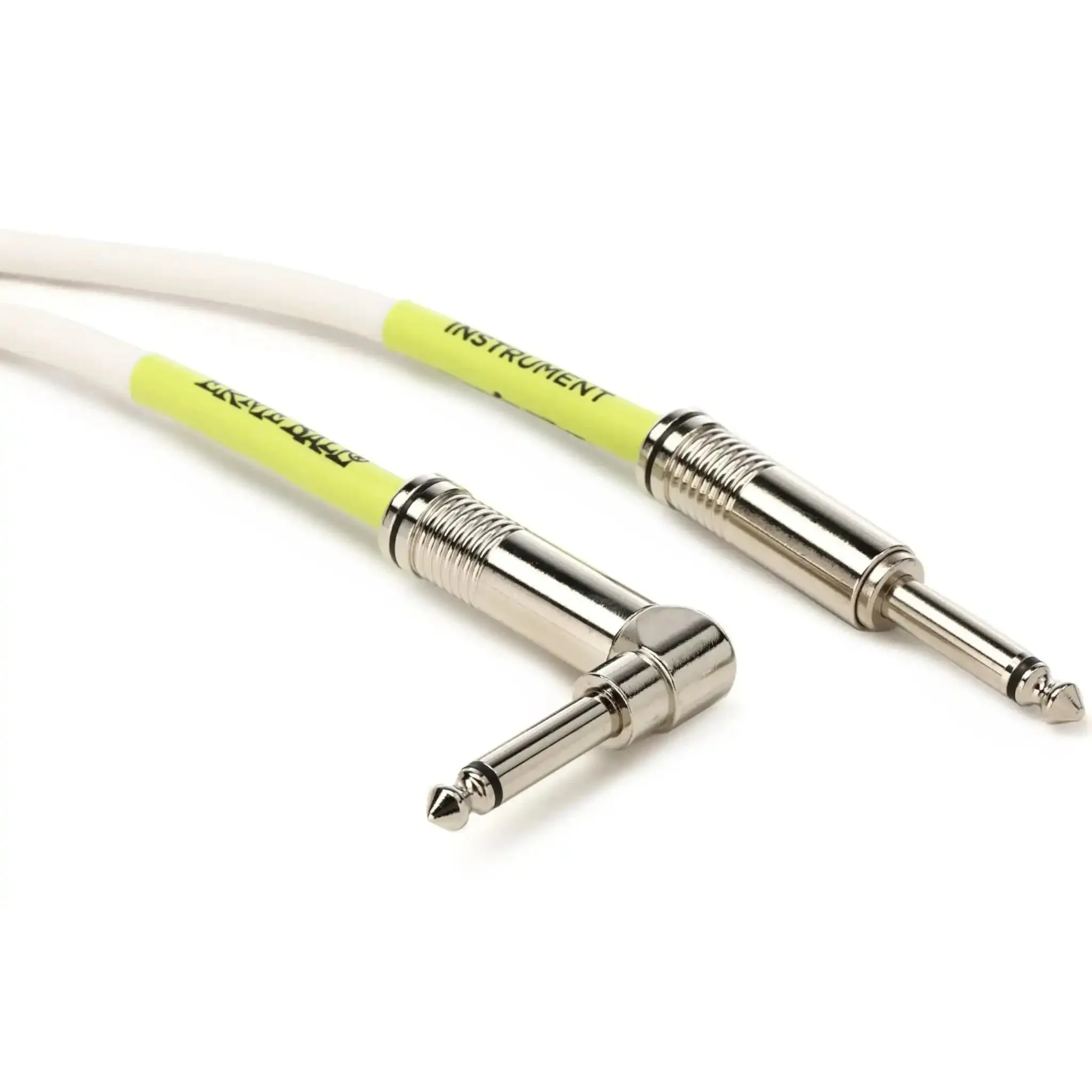 Ernie Ball 10 Foot Straight/Angle Instrument Cable - WHITE - Image 2
