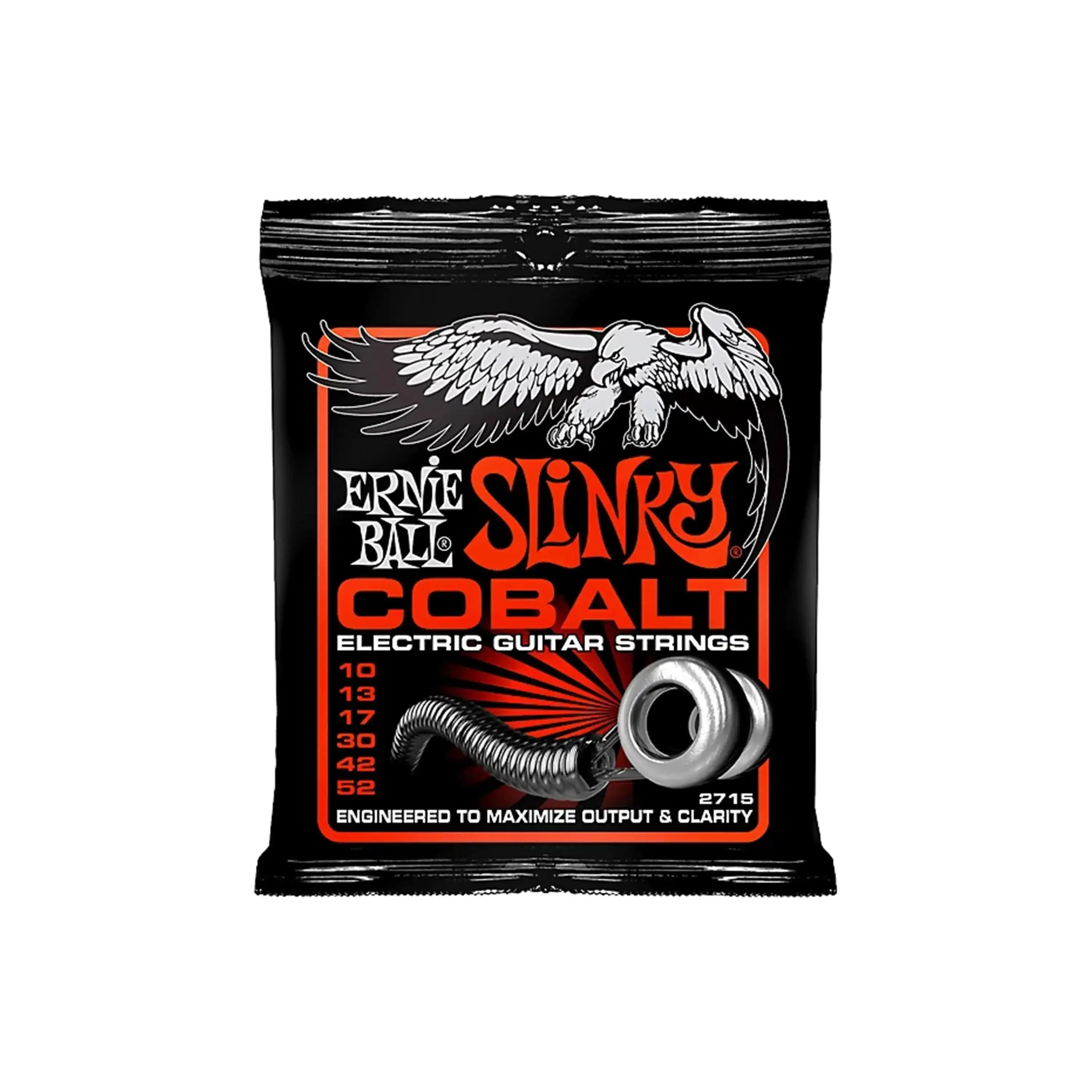 Ernie Ball Cobalt Skinny Top Heavy Bottom Electric Guitar Strings - 10-52