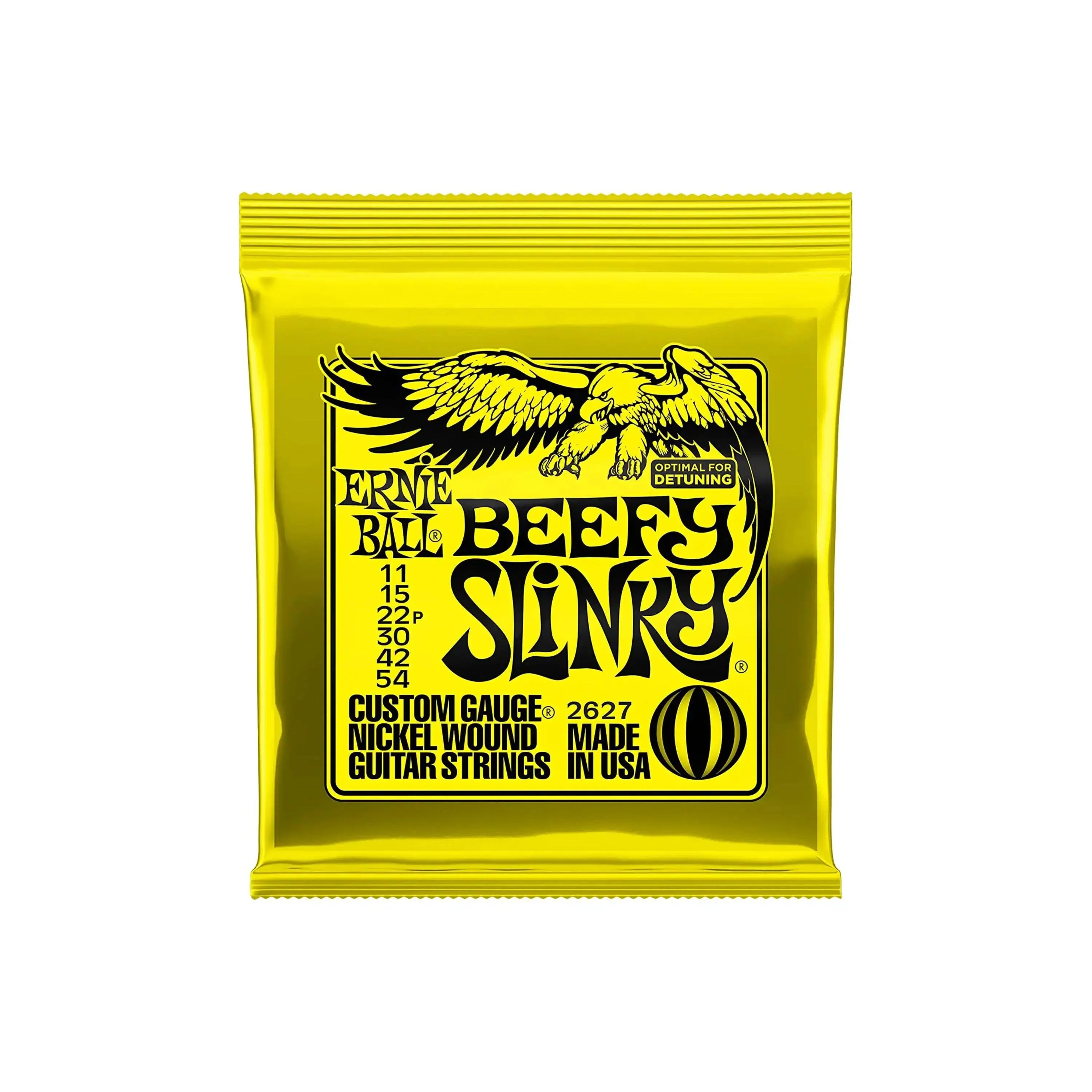 Ernie Ball Beefy Slinky Nickel Wound Electric Guitar Strings - 11-54 Gauge