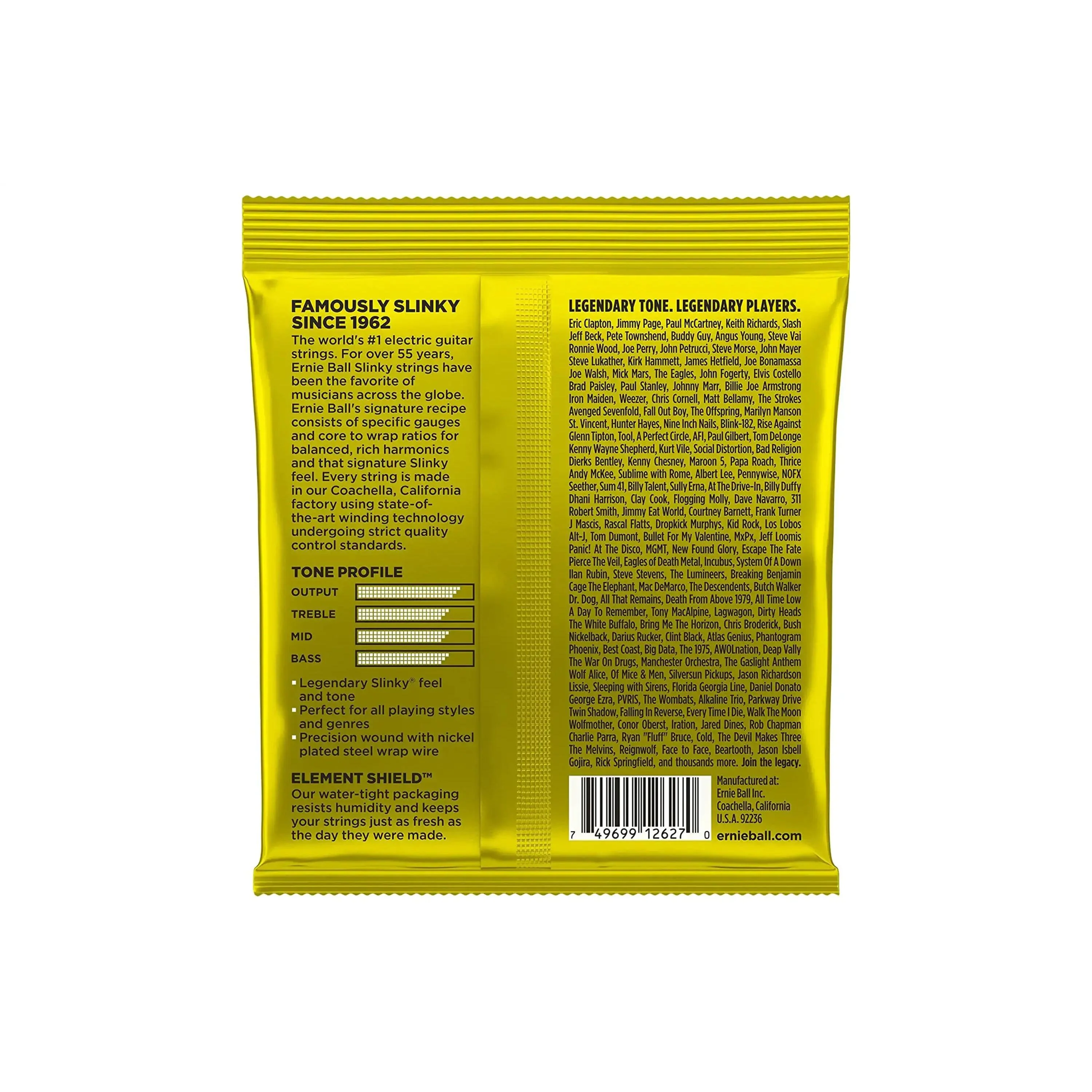 Ernie Ball Beefy Slinky Nickel Wound Electric Guitar Strings - 11-54 Gauge - Image 2