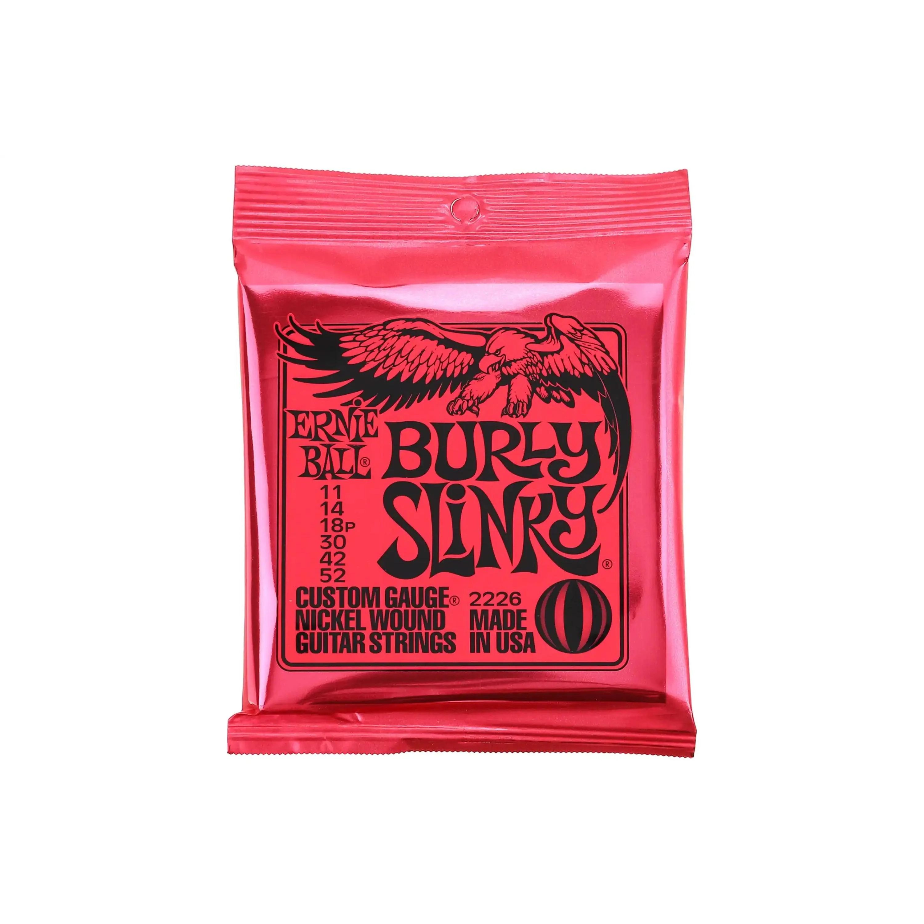 Ernie Ball Burly Slinky Nickel Wound Electric Guitar Strings - 11-52 Gauge