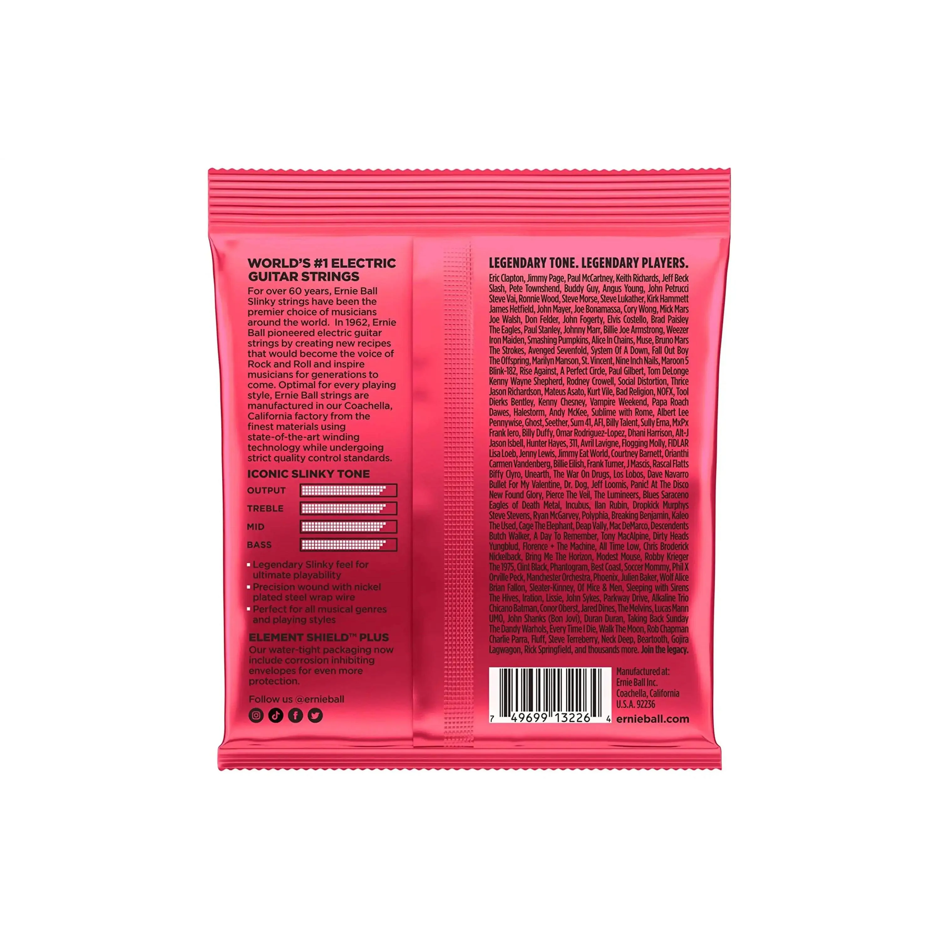 Ernie Ball Burly Slinky Nickel Wound Electric Guitar Strings - 11-52 Gauge - Image 2