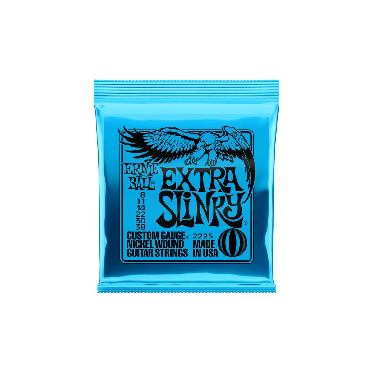 Ernie Ball Extra Slinky Nickel Electric Guitar Strings - 8-38 Gauge