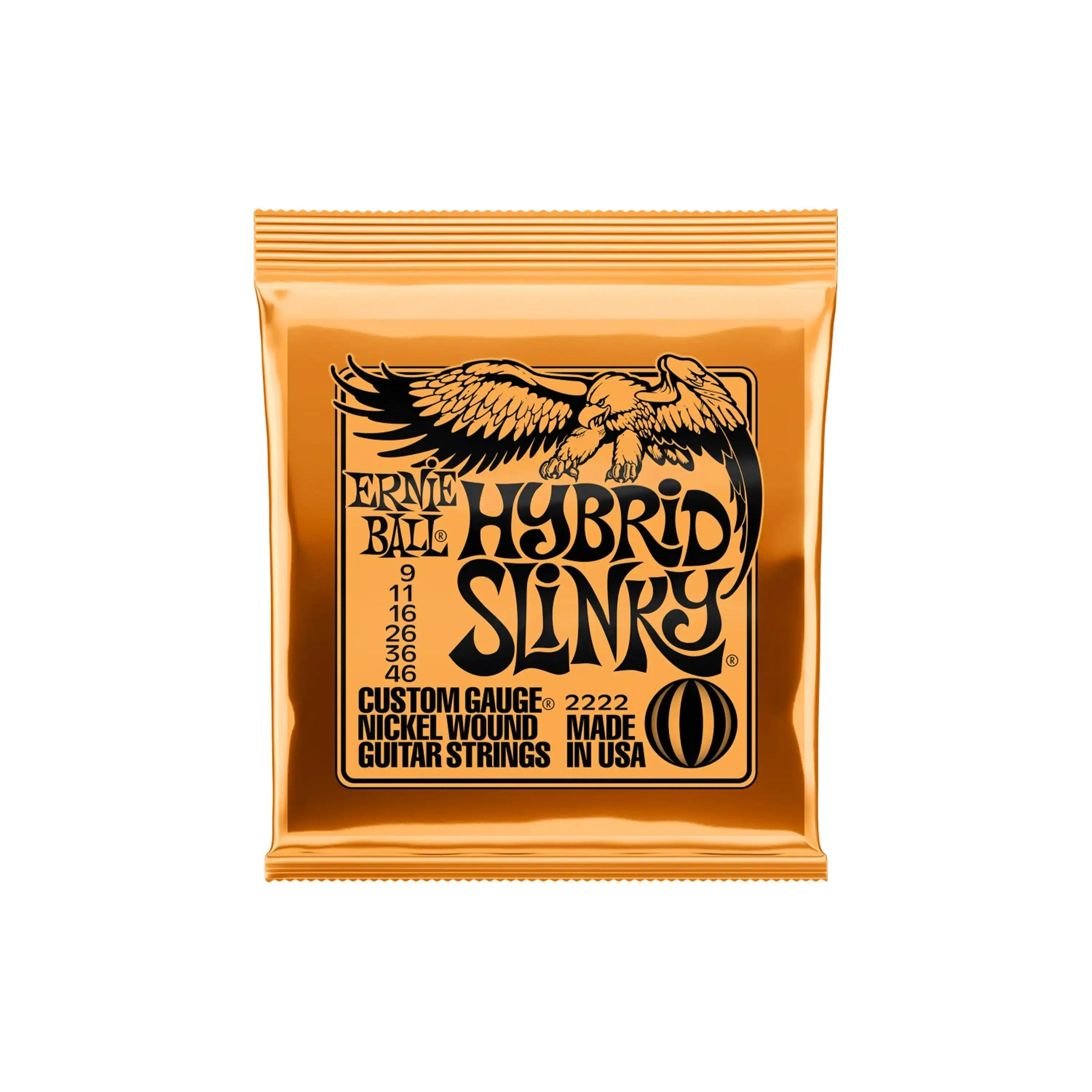 Ernie Ball Hybrid Slinky Nickel Electric Guitar Strings - 9-46 Gauge