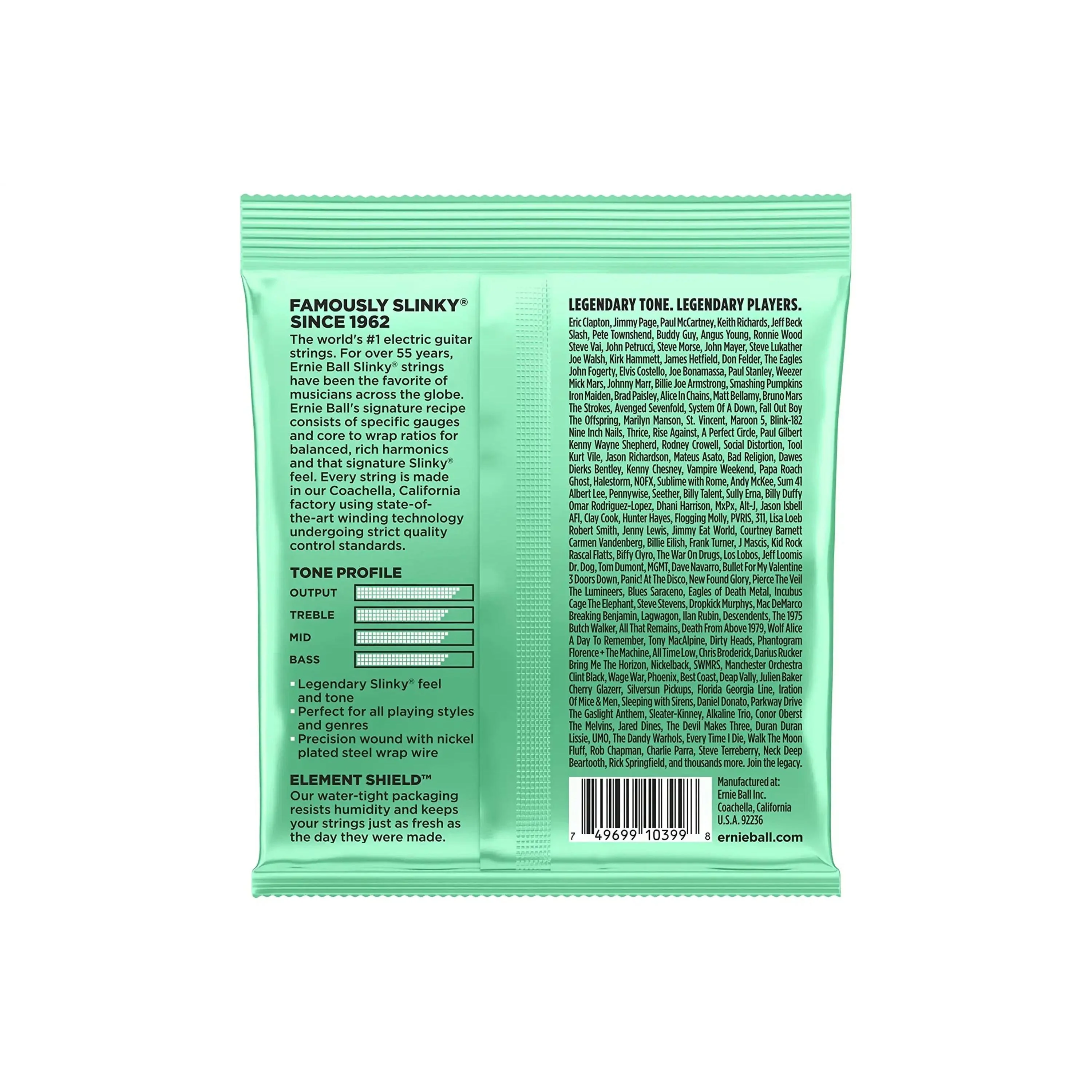 Ernie Ball Hyper Slinky Nickel Wound Electric Guitar Strings - 8-42 Gauge - Image 2