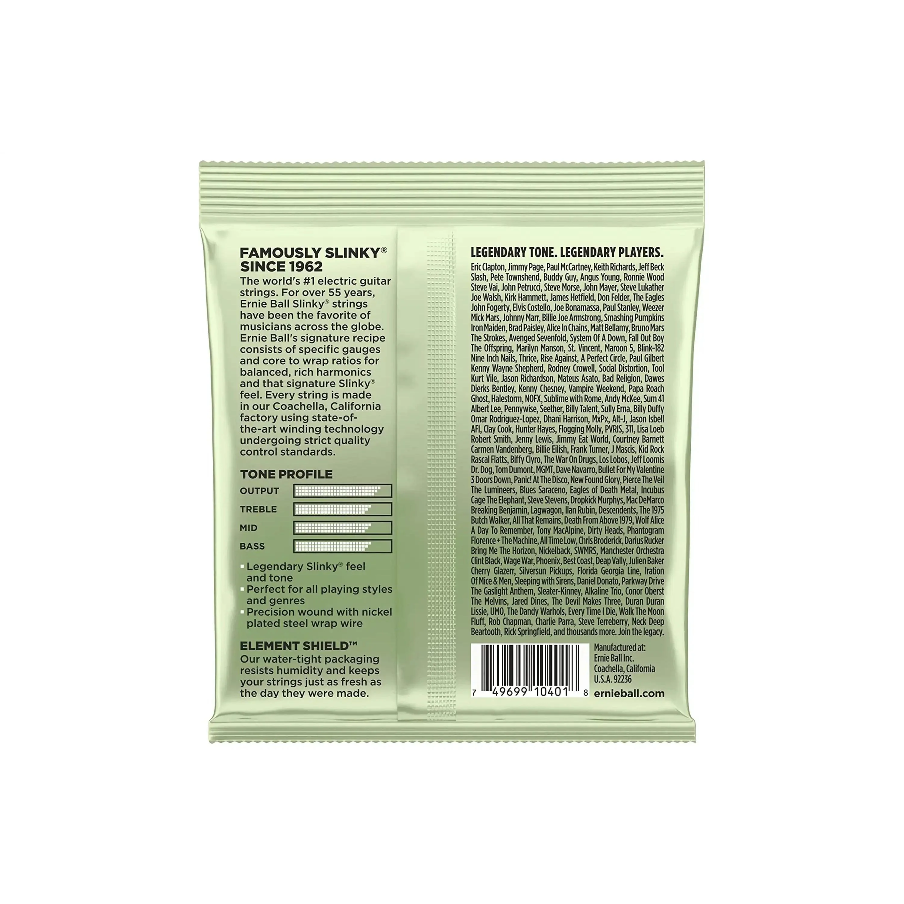 Ernie Ball Magnum Slinky Nickel Wound Electric Guitar Strings - 12-56 Gauge - Image 2