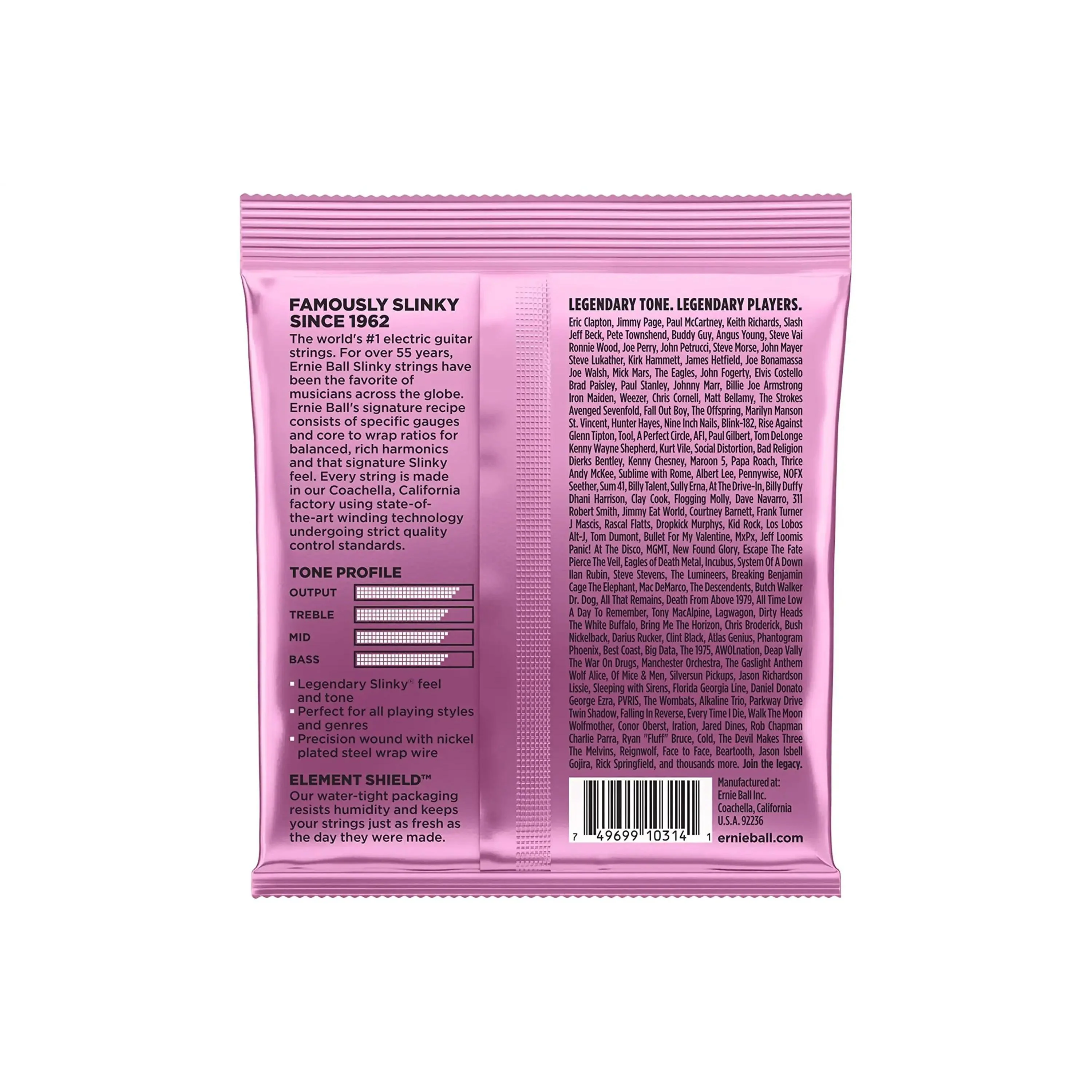 Ernie Ball Mega Slinky Nickel Wound Electric Guitar Strings - 10.5-48 Gauge - Image 2