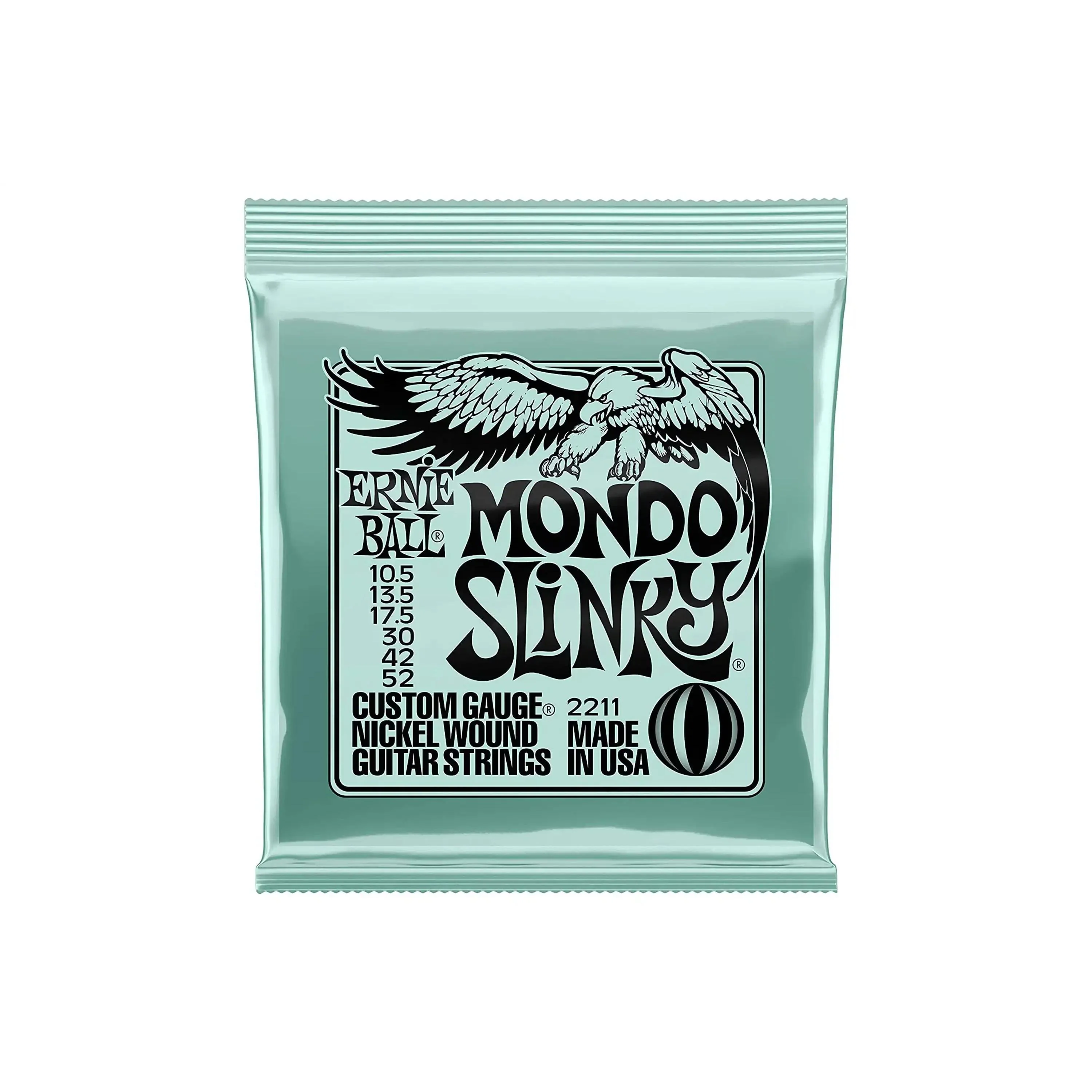 Ernie Ball Mondo Slinky Nickel Wound Electric Guitar Strings - 10.5-52 Gauge