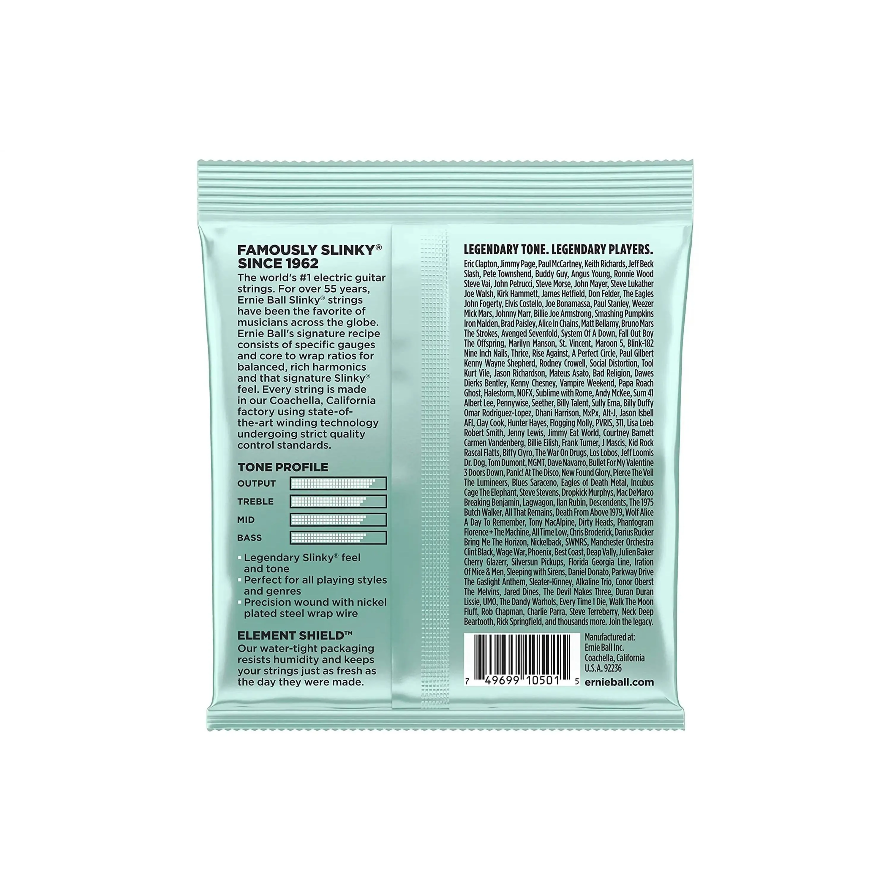 Ernie Ball Mondo Slinky Nickel Wound Electric Guitar Strings - 10.5-52 Gauge - Image 2