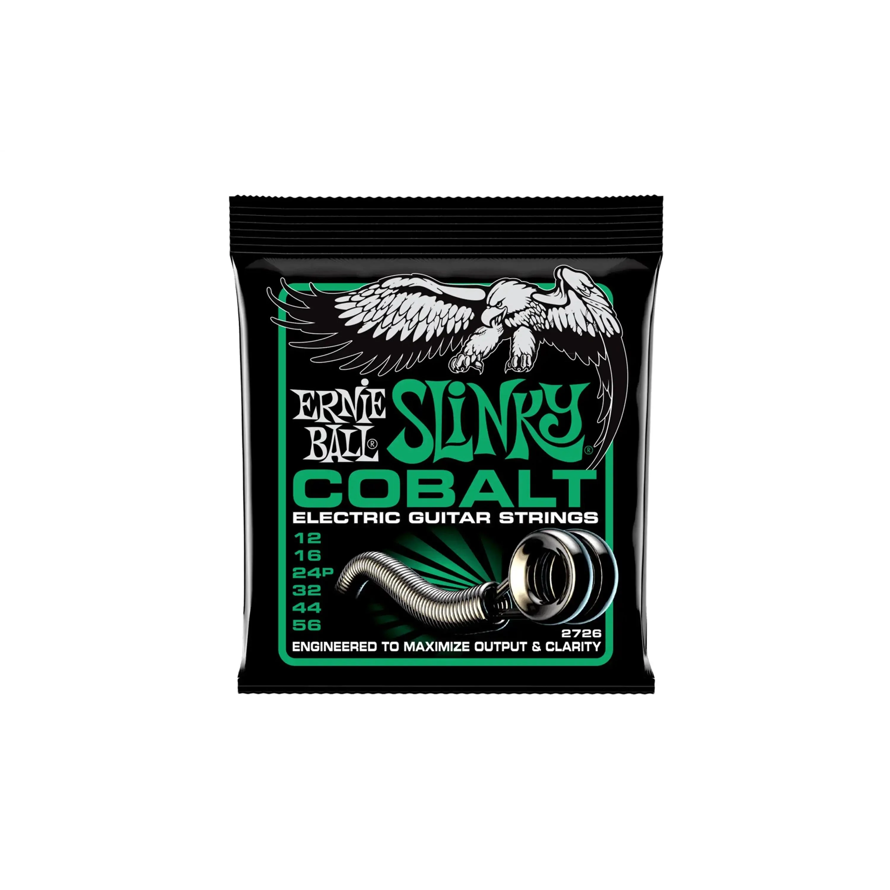 Ernie Ball Not Even Slinky Cobalt Electric Guitar Strings - 12-56