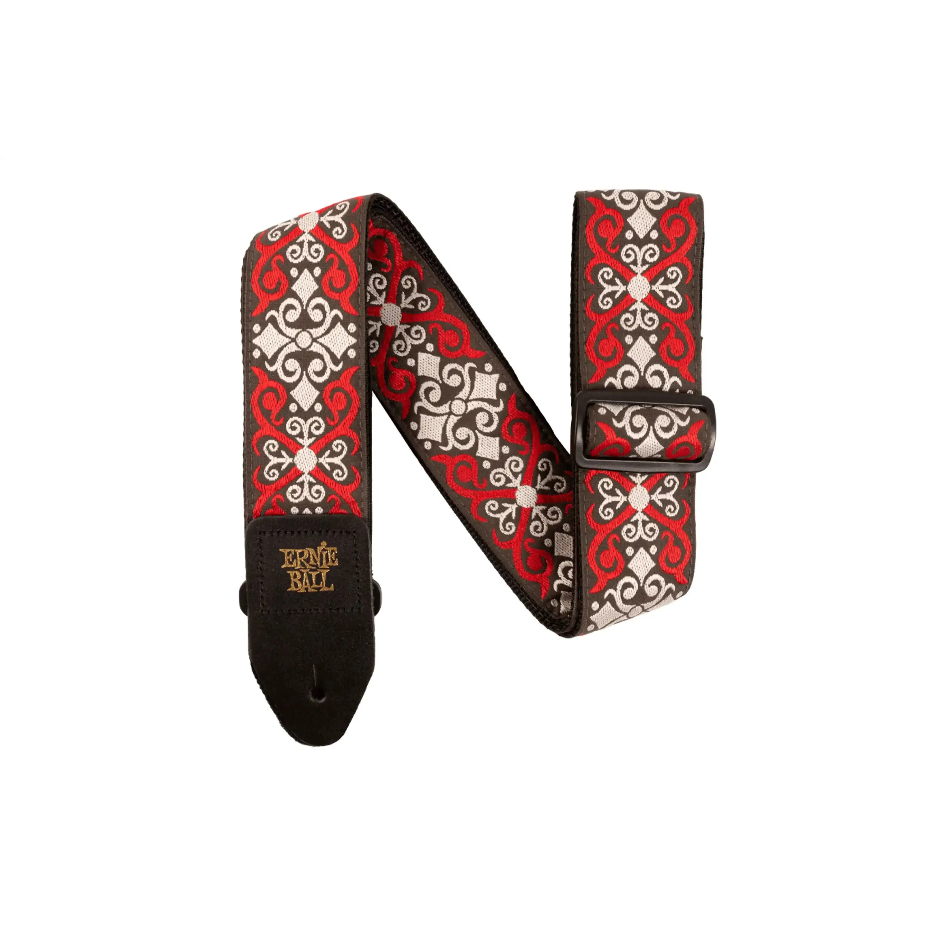 Ernie Ball Red Trellis Jacquard Strap