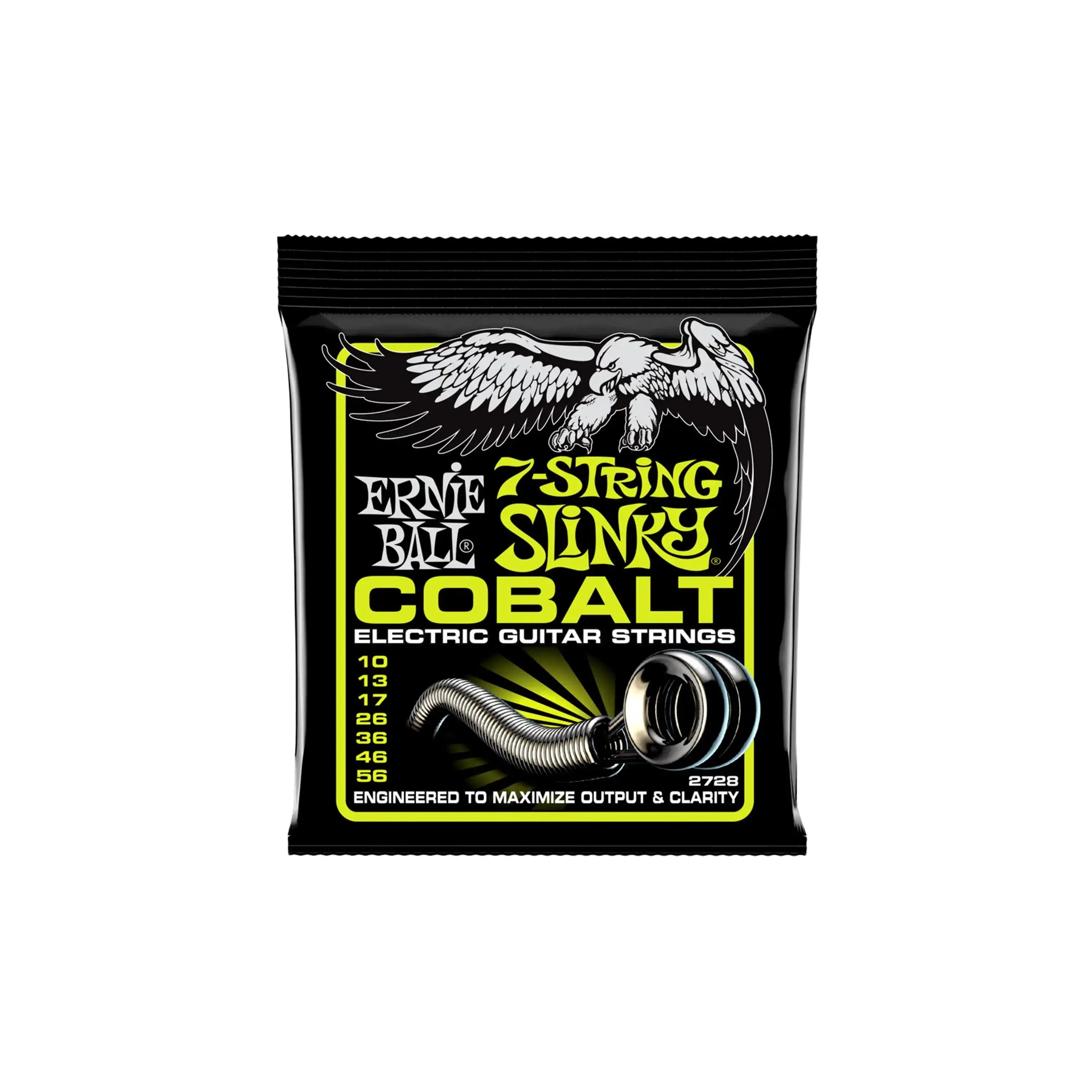 Ernie Ball Regular Slinky Cobalt 7-String Electric Guitar Strings - 10-56