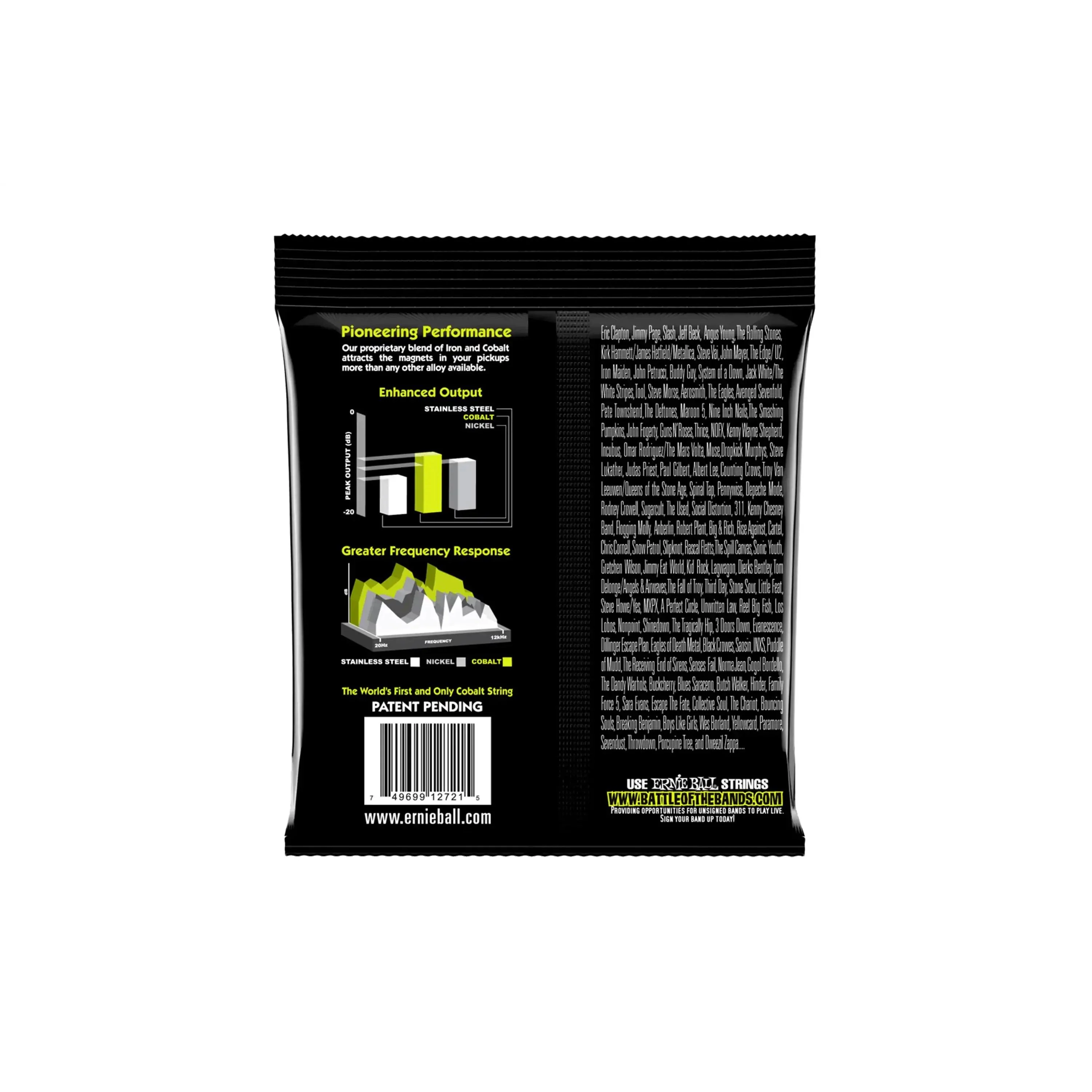 Ernie Ball Regular Slinky Cobalt 7-String Electric Guitar Strings - 10-56 - Image 2