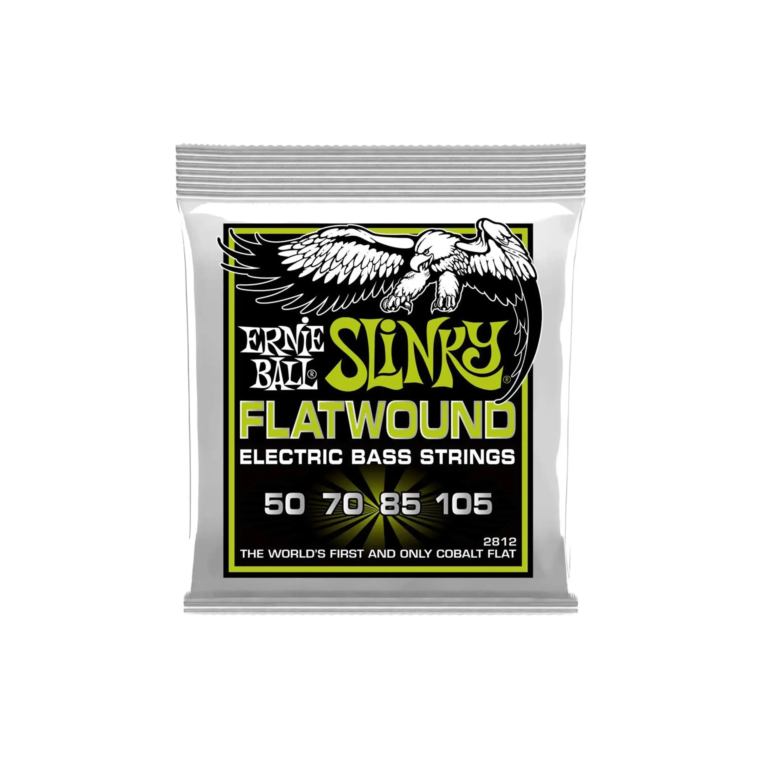 Ernie Ball Regular Slinky Flatwound Electric Bass Strings - 50-105 Gauge