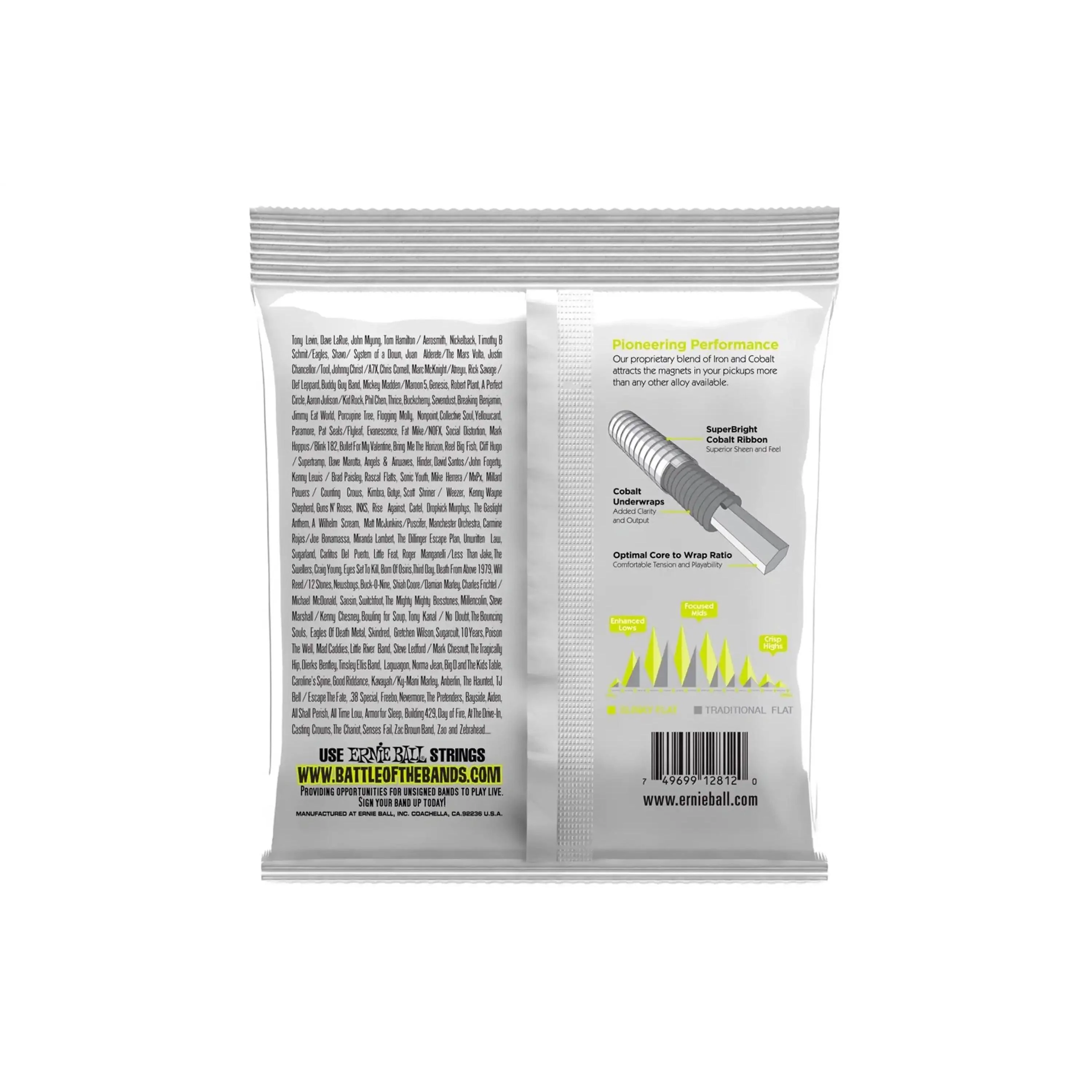 Ernie Ball Regular Slinky Flatwound Electric Bass Strings - 50-105 Gauge - Image 2