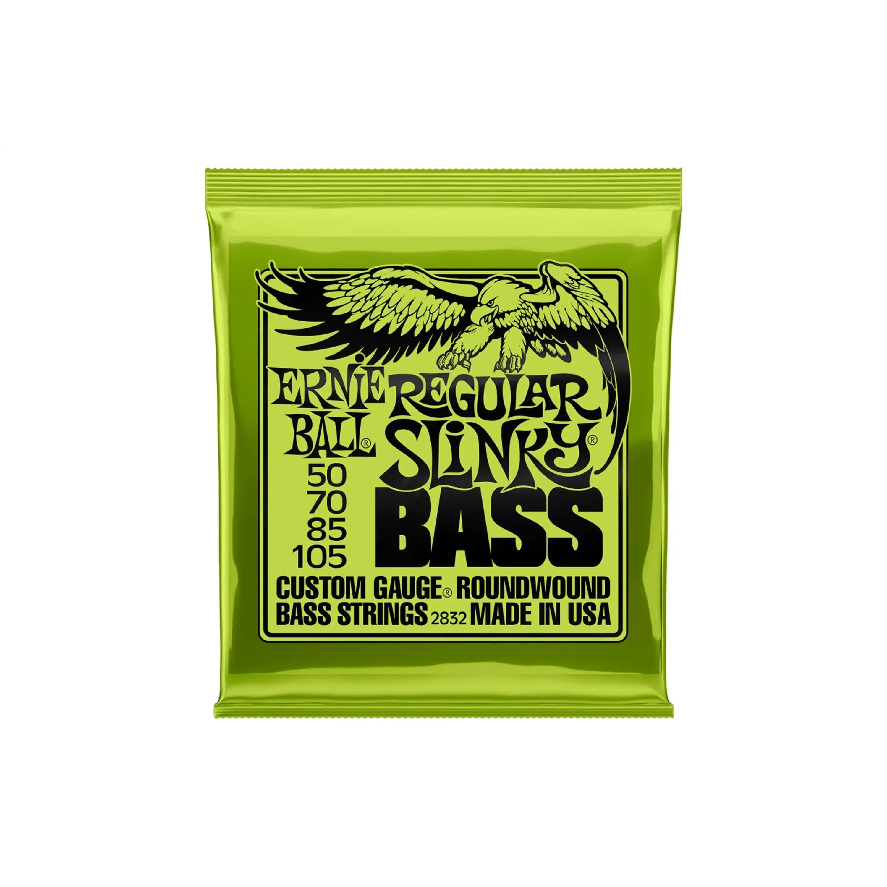Ernie Ball Regular Slinky Nickel Electric Bass Strings - 50-105 Gauge