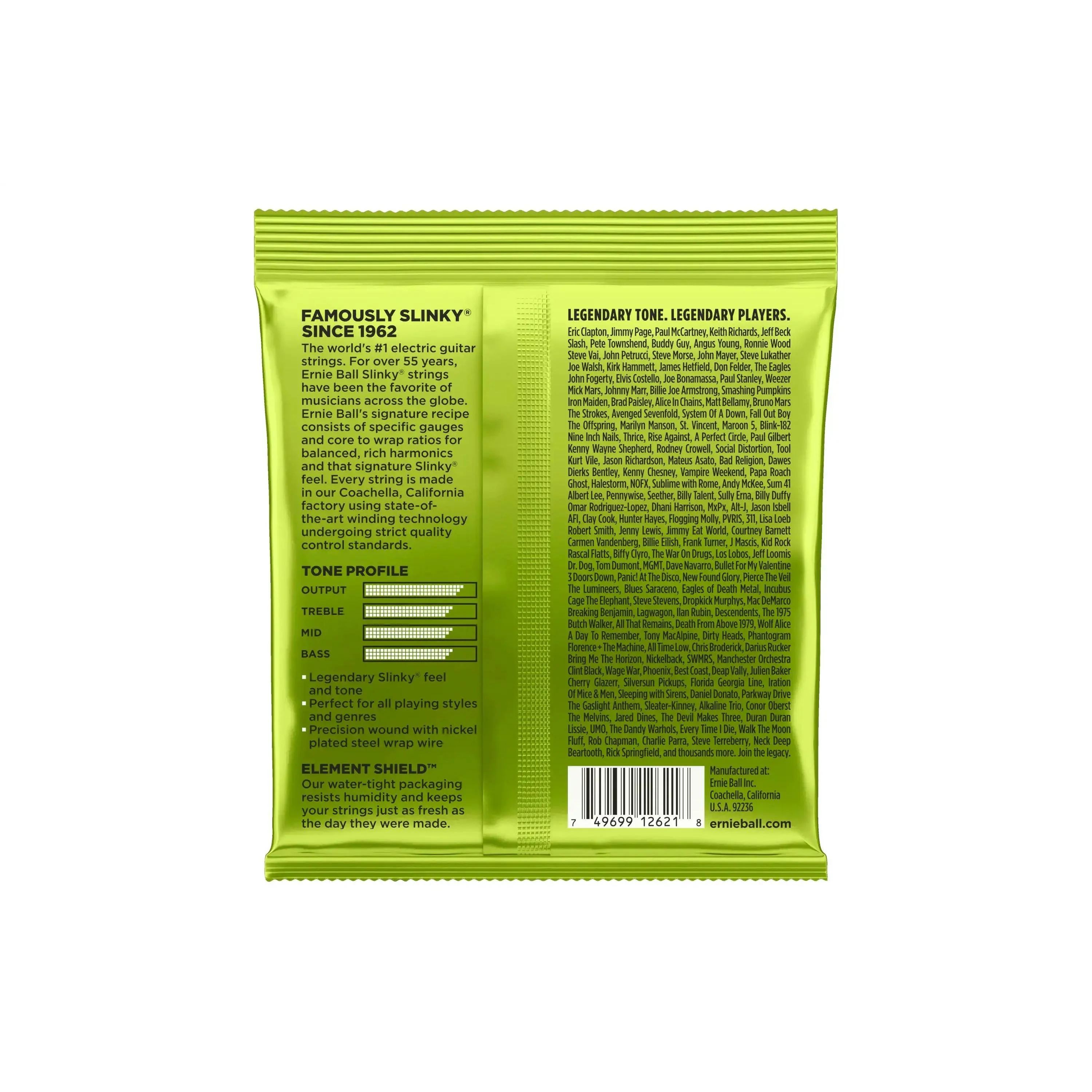Ernie Ball Regular Slinky Nickel Wound Electric 7-String Guitar Strings - 10-56 Gauge - Image 2