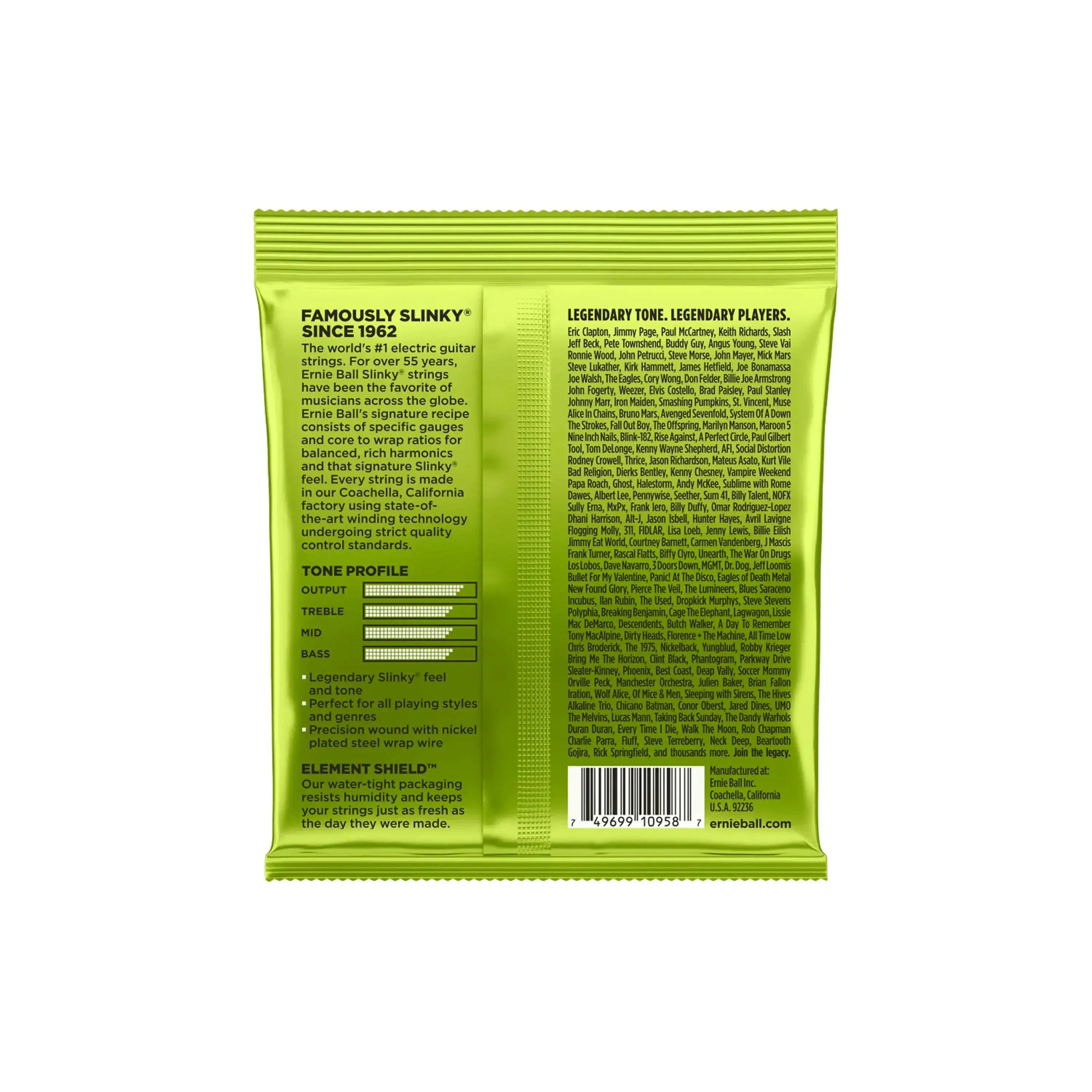 Ernie Ball Regular Slinky Nickel Wound Electric 8-String Guitar Strings - 10-74 Gauge - Image 2