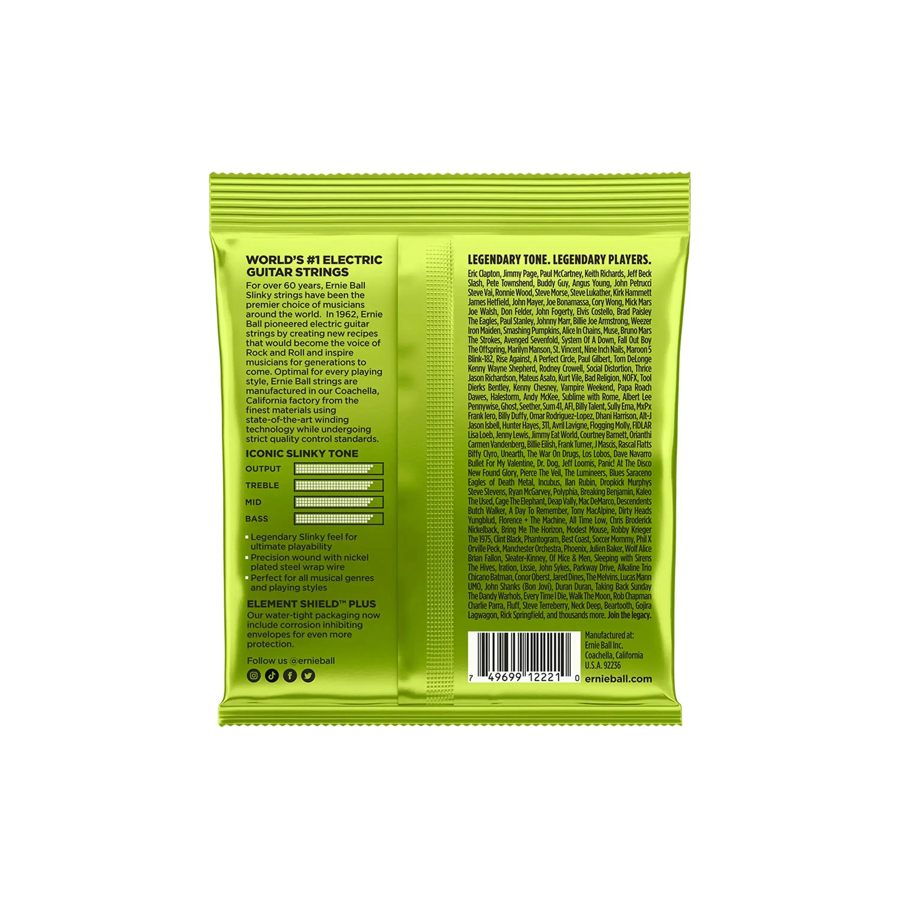 Ernie Ball Regular Slinky Nickel Wound Electric Guitar Strings - 10-46 Gauge - Image 2