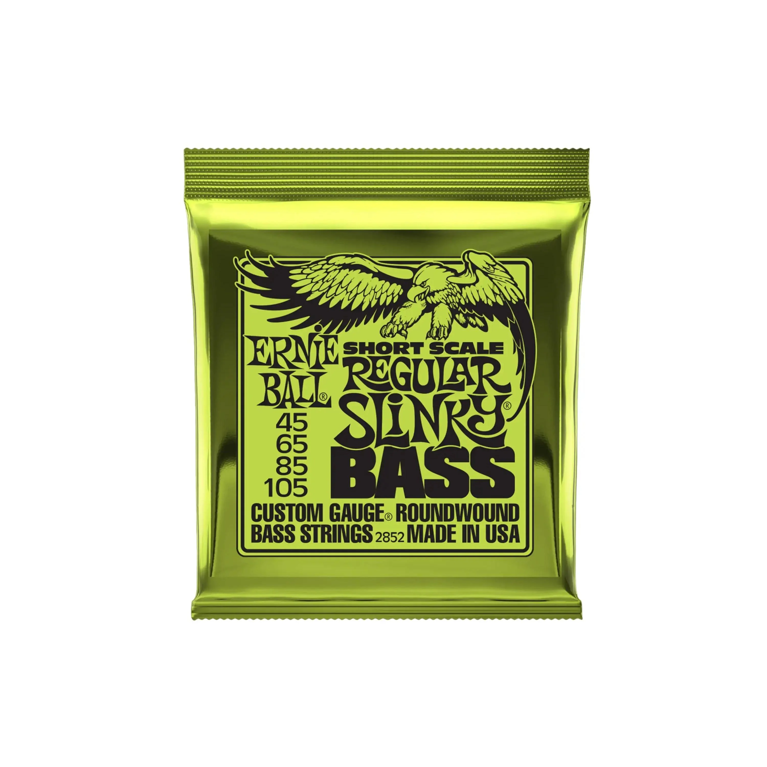 Ernie Ball Regular Slinky Short Scale Nickel Electric Bass Strings - 45-105 Gauge