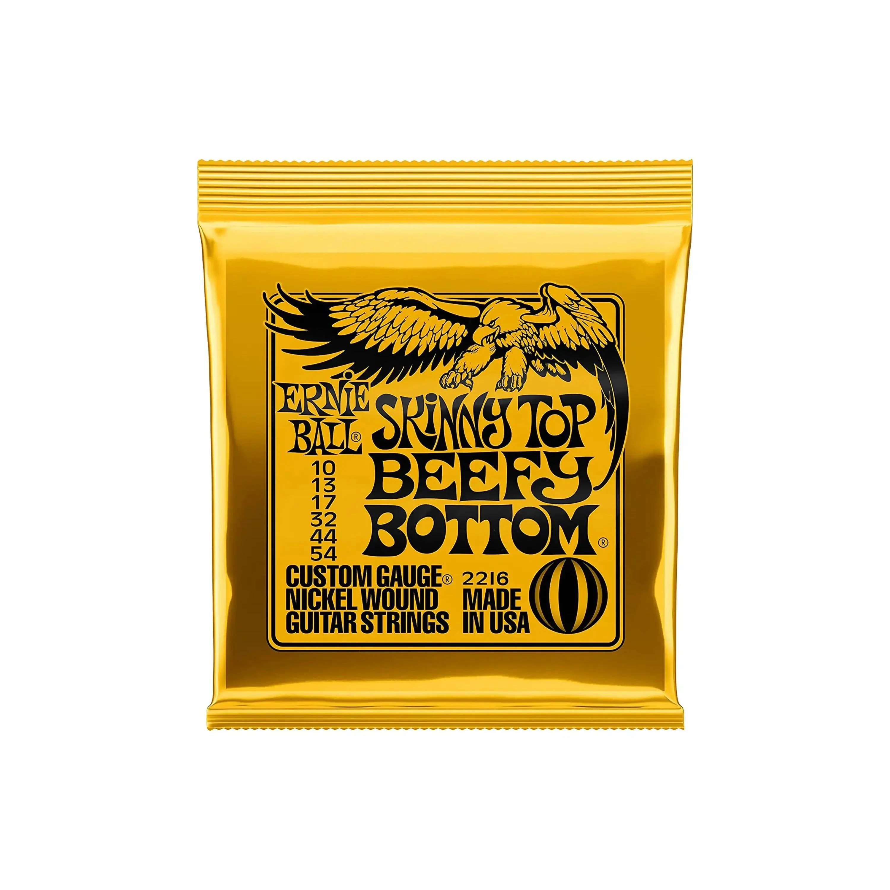 Ernie Ball Skinny Top Beefy Bottom Slinky Nickel Wound Electric Guitar Strings - 10-54 Gauge