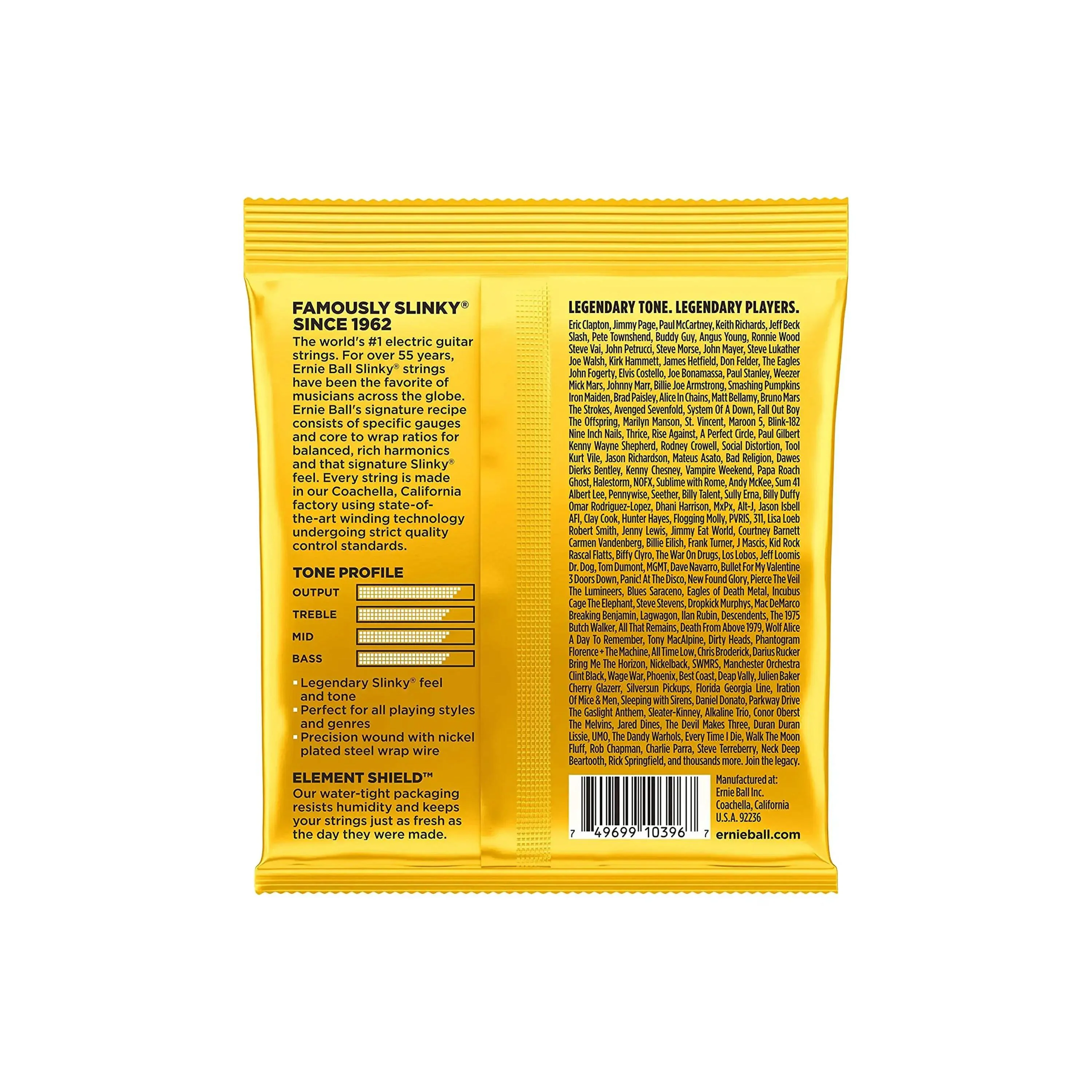 Ernie Ball Skinny Top Beefy Bottom Slinky Nickel Wound Electric Guitar Strings - 10-54 Gauge - Image 2