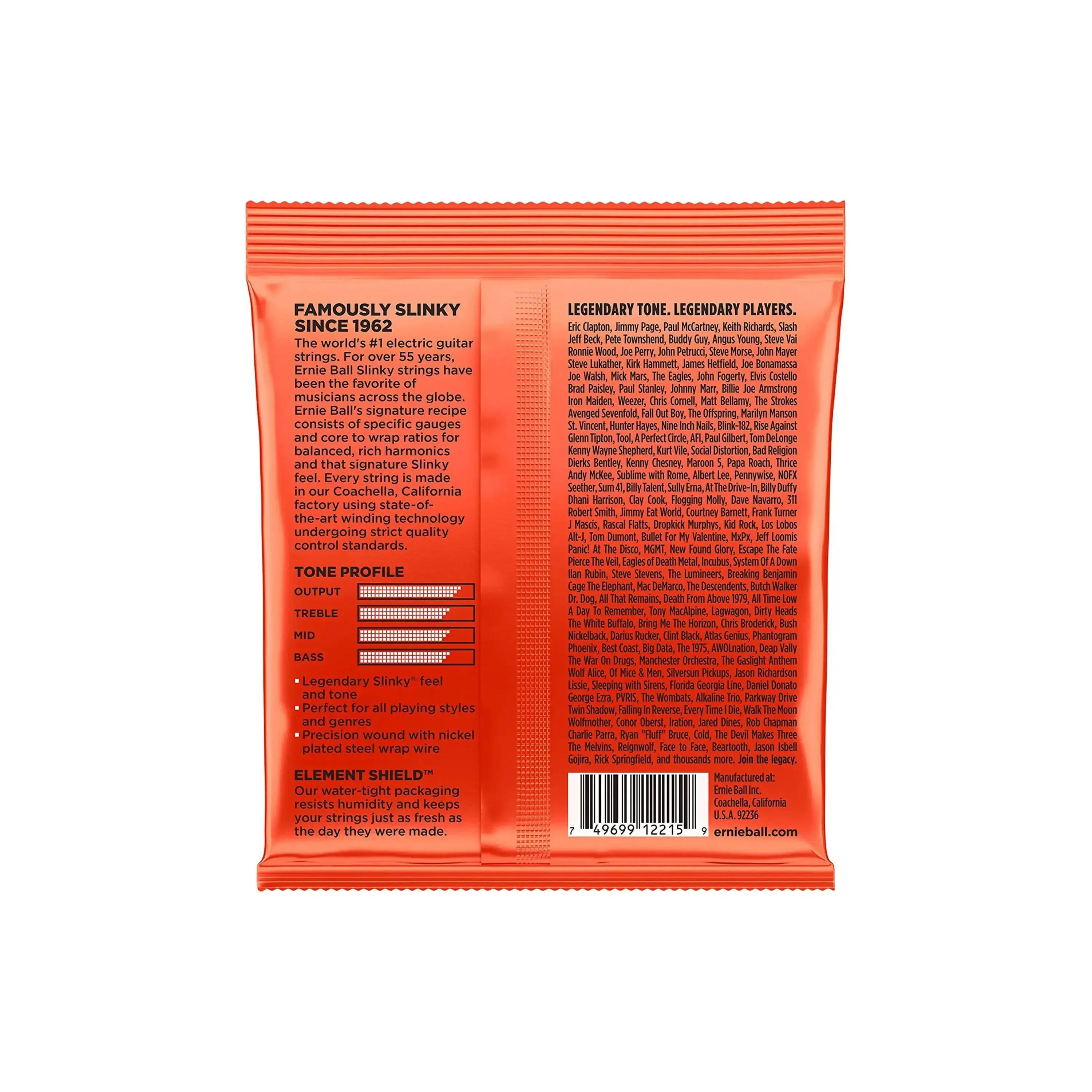 Ernie Ball Skinny Top Heavy Bottom Slinky Nickel Wound Electric Guitar Strings - 10-52 Gauge - Image 2